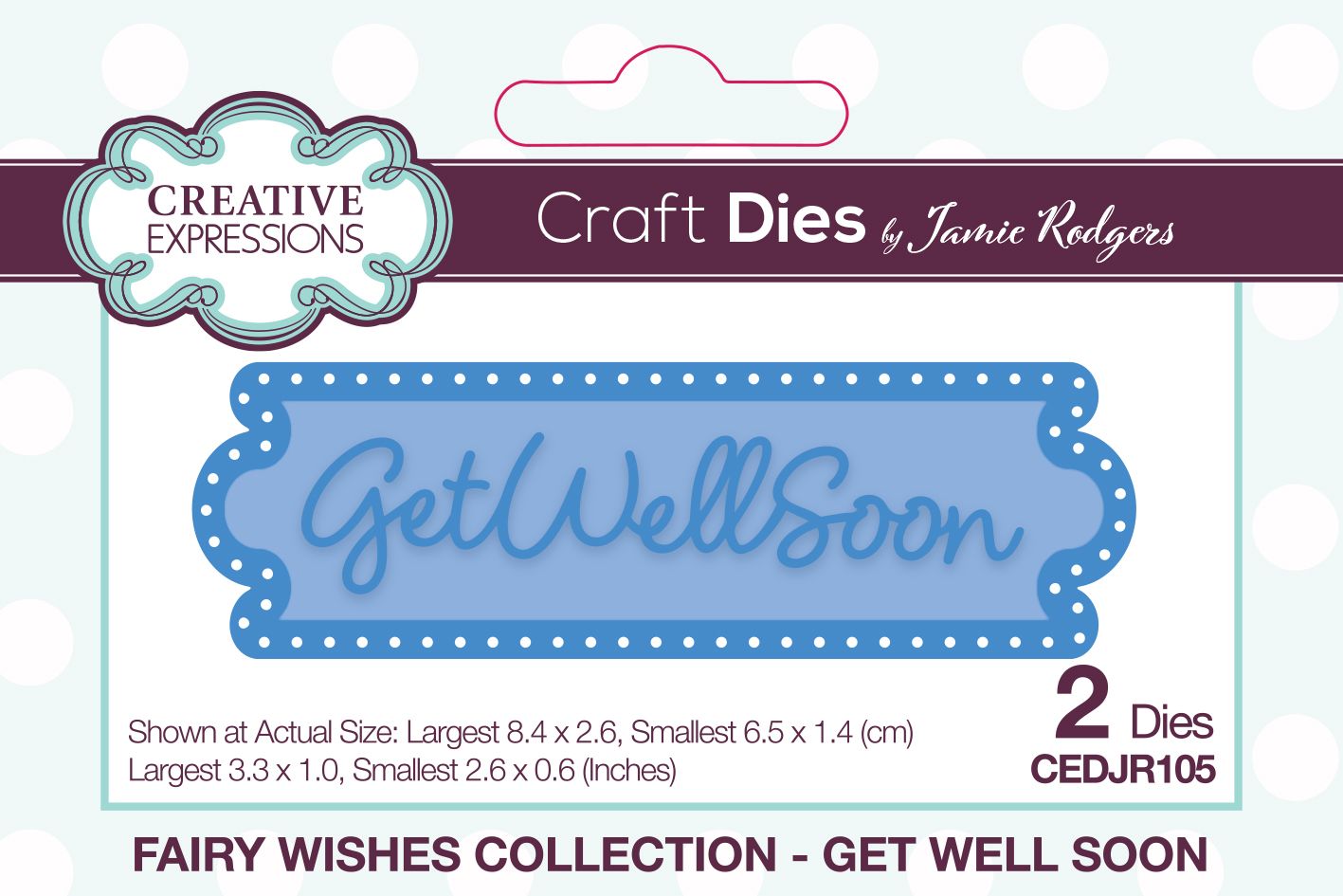 Creative Expressions • Fairy Wishes Craft Die Get Well Soon