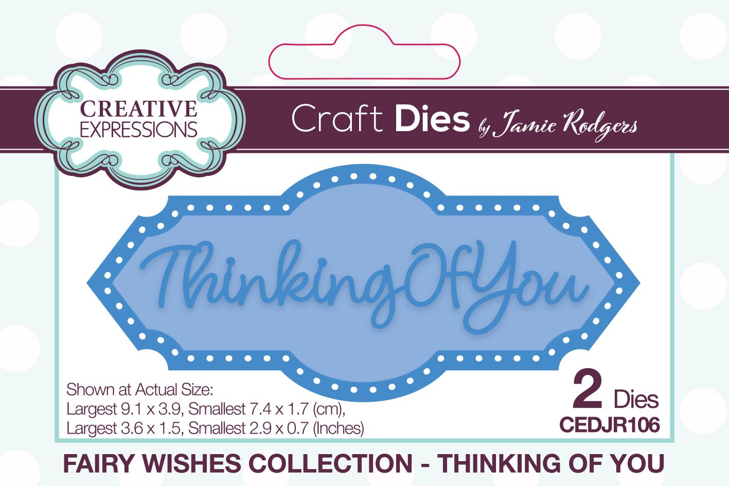 Creative Expressions • Fairy Wishes Craft Die Thinking of You