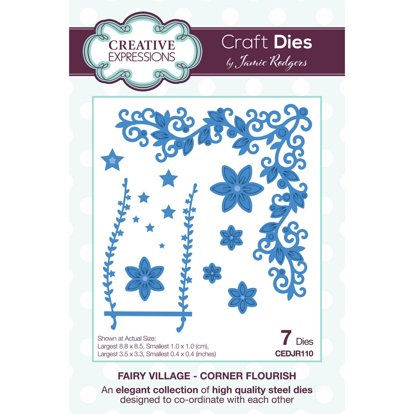 Creative Expressions • Fairy Village Craft Die Corner Flourish