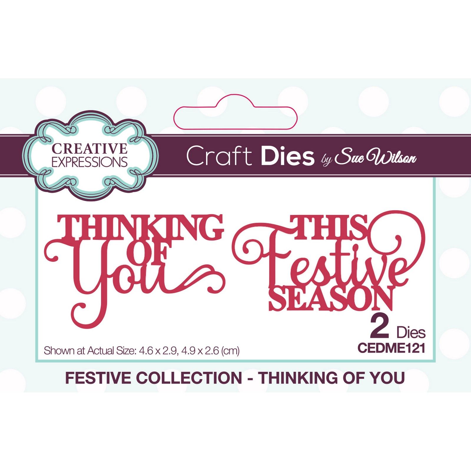 Creative Expressions • Mini Expressions Cutting Die Duo Thinking of You