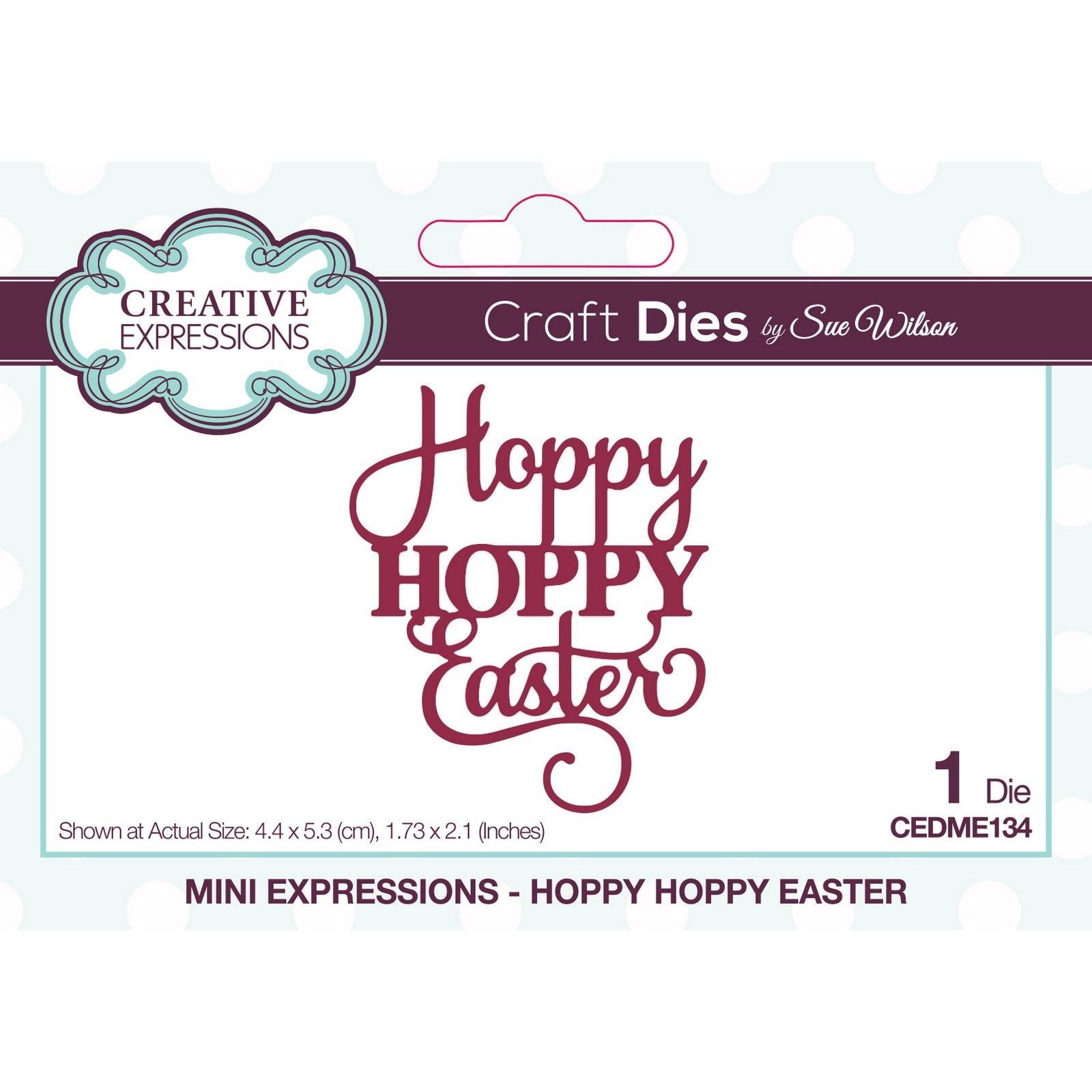 Creative Expressions • Craft Die Hoppy Hoppy Easter