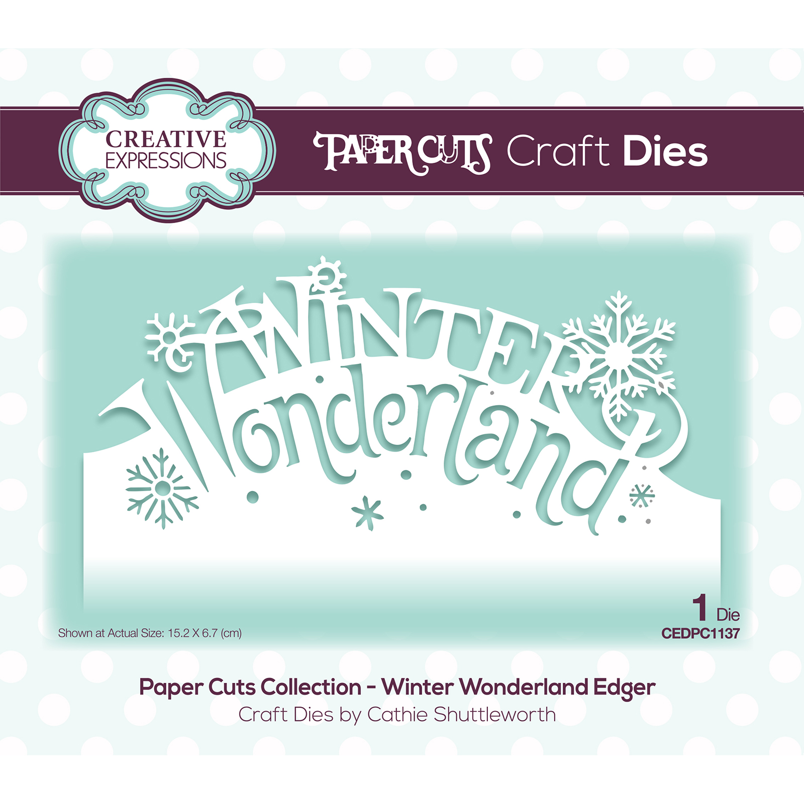 Paper Cuts • Craft die winter wonderland