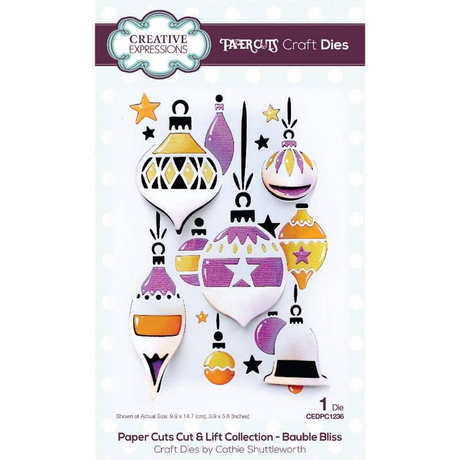 Paper Cuts • Cut & Lift Collection Craft Die Bauble Bliss 