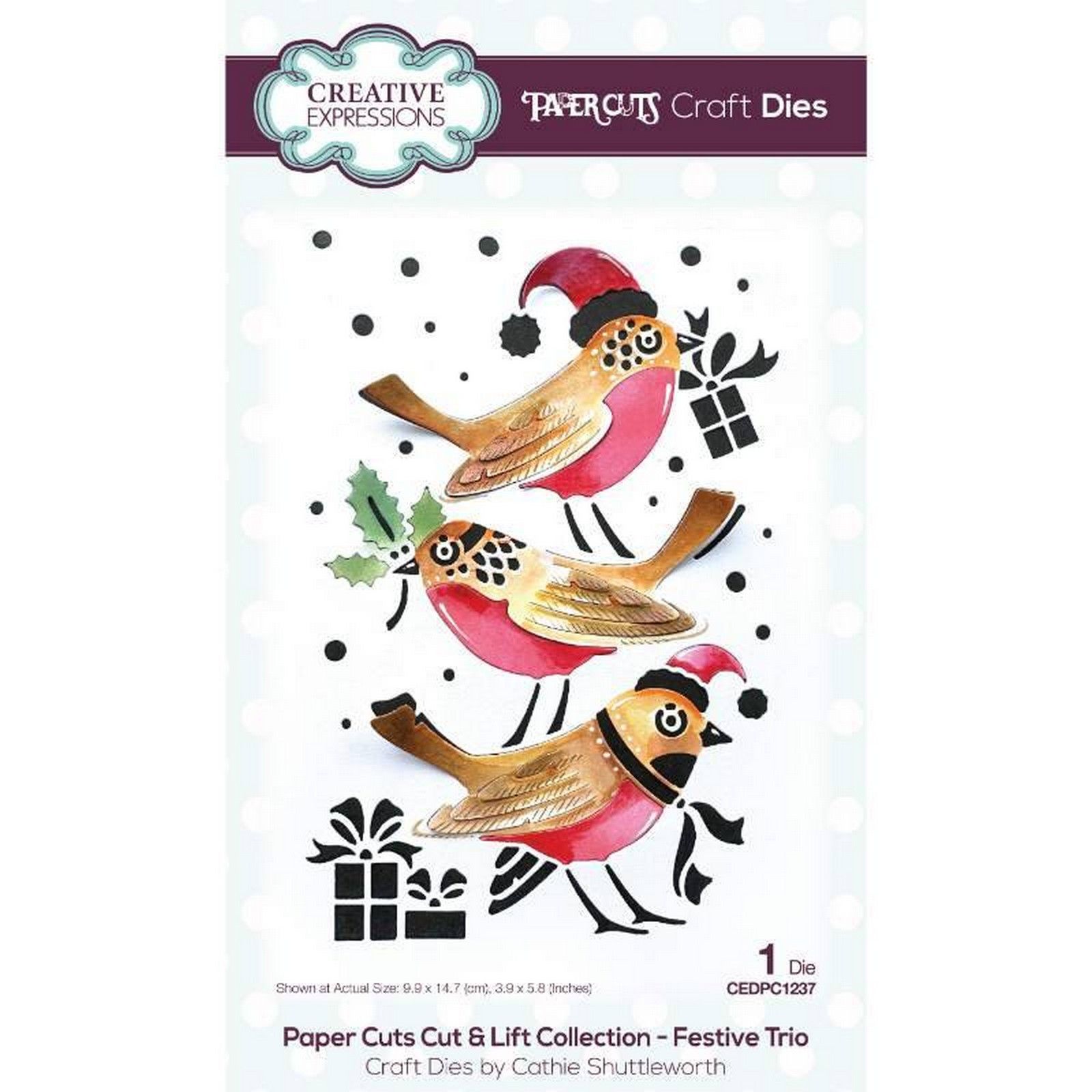 Paper Cuts • Cut & Lift Collection Craft Die Festive Trio