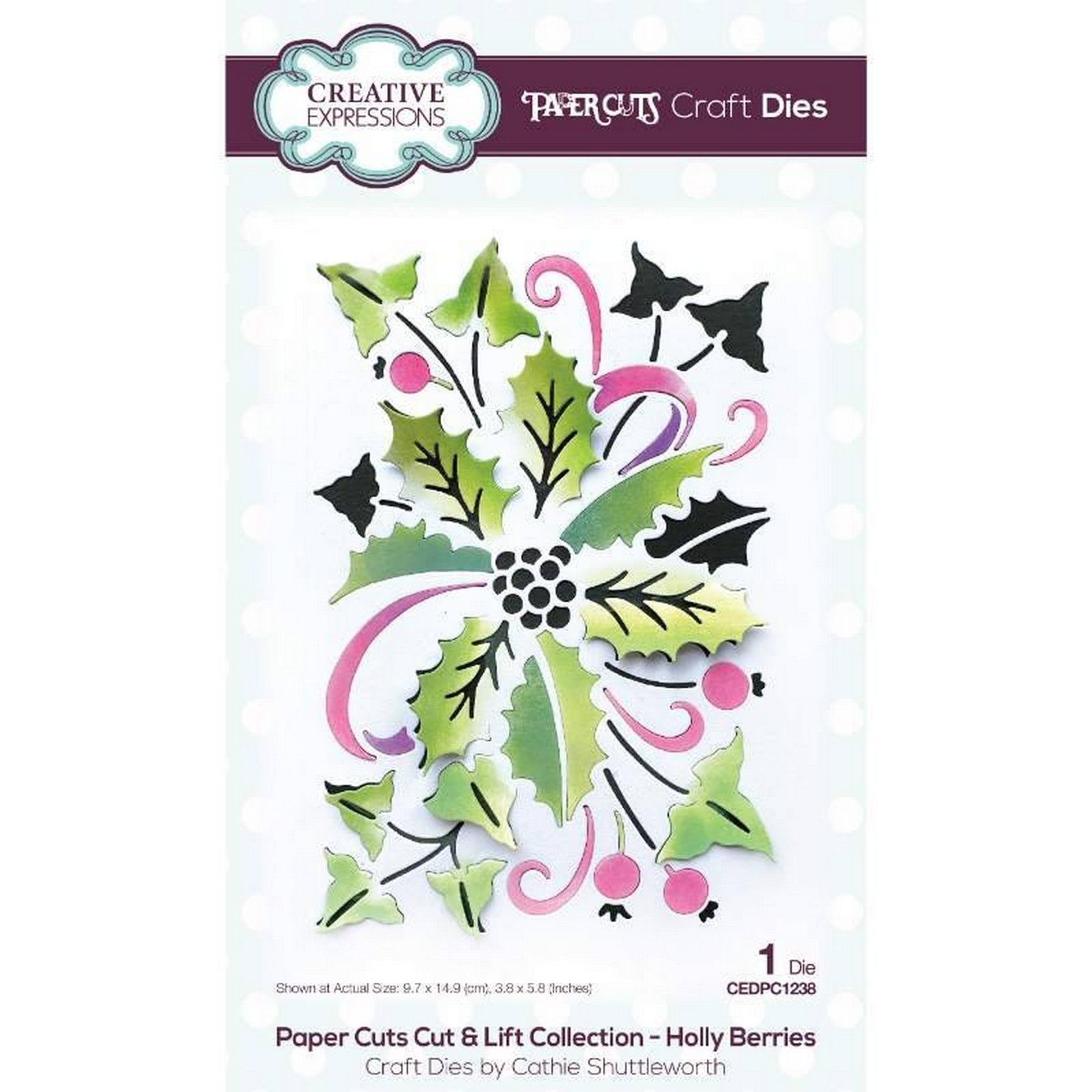 Paper Cuts • Cut & Lift Collection Craft Die Holly Berries