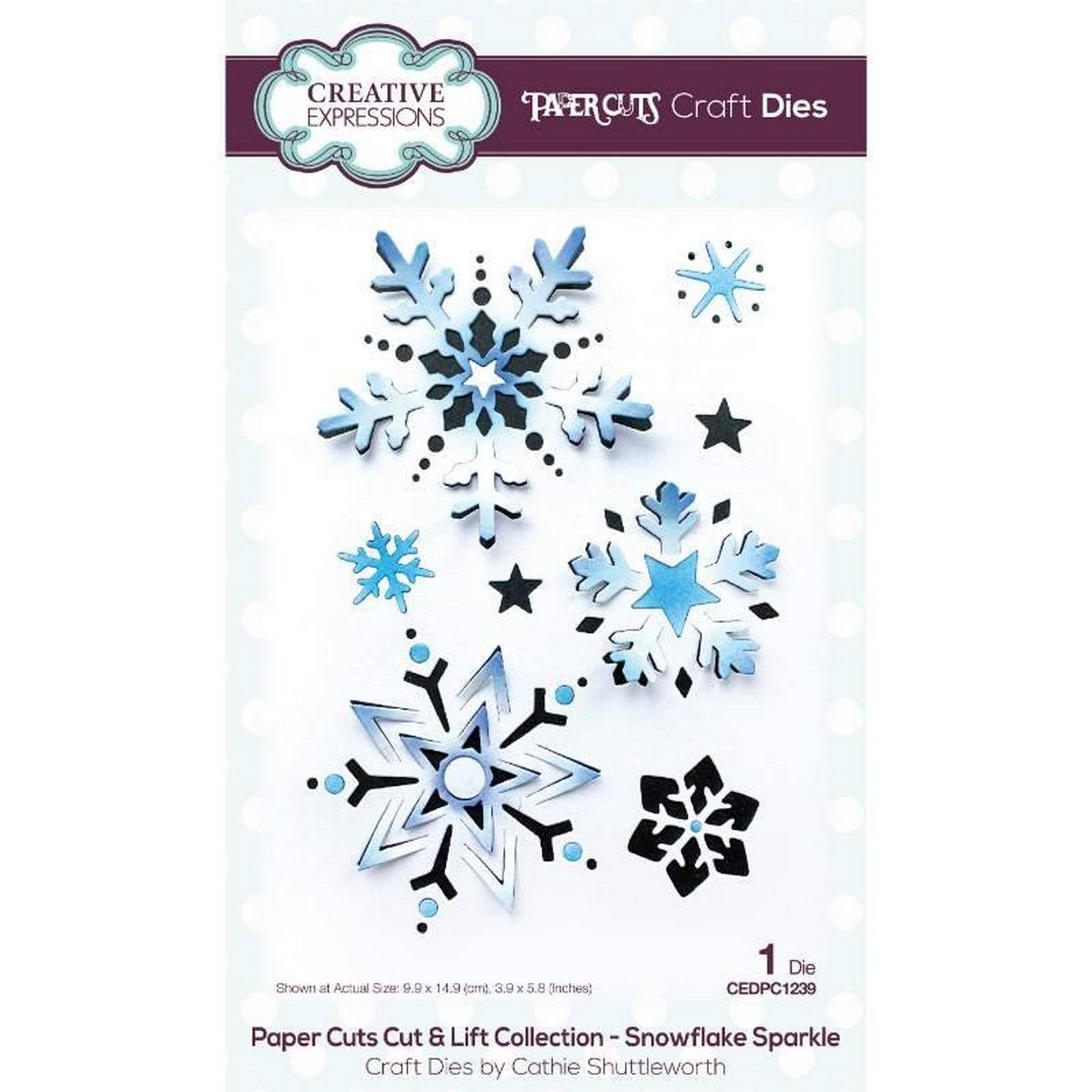 Paper Cuts • Cut & Lift Collection Craft Die Snowflake Sparkle 