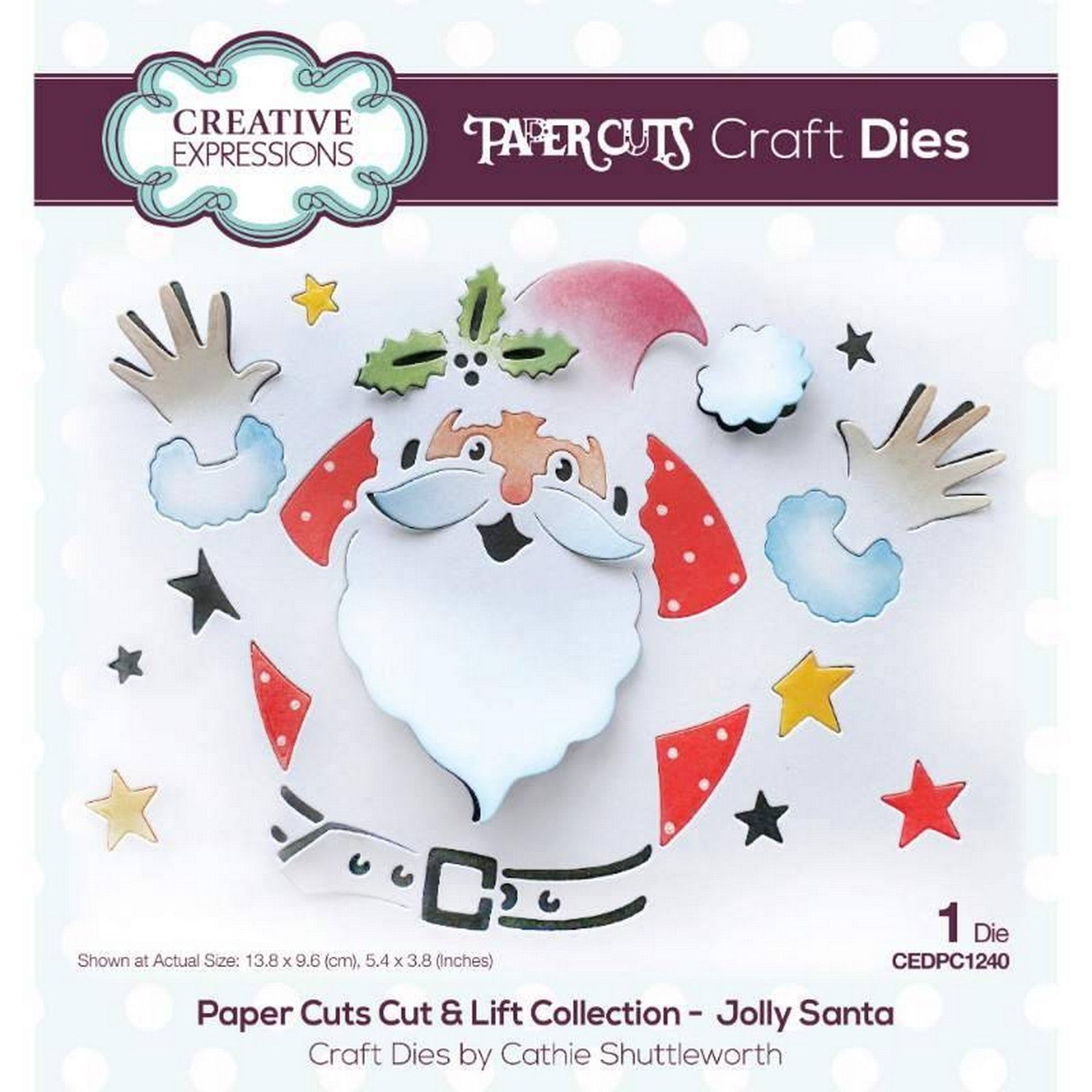 Paper Cuts • Cut & Lift Collection Craft Die Jolly Santa 