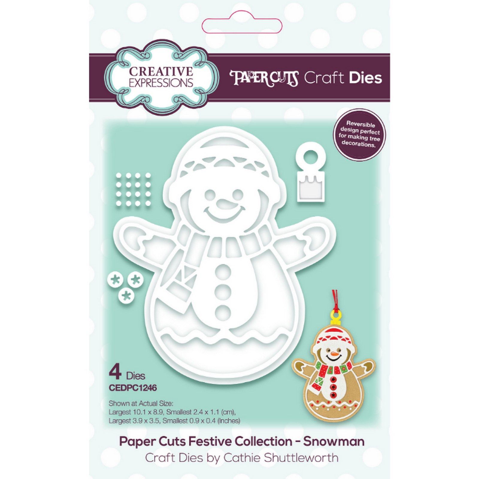 Paper Cuts • Festive Craft Die Snowman