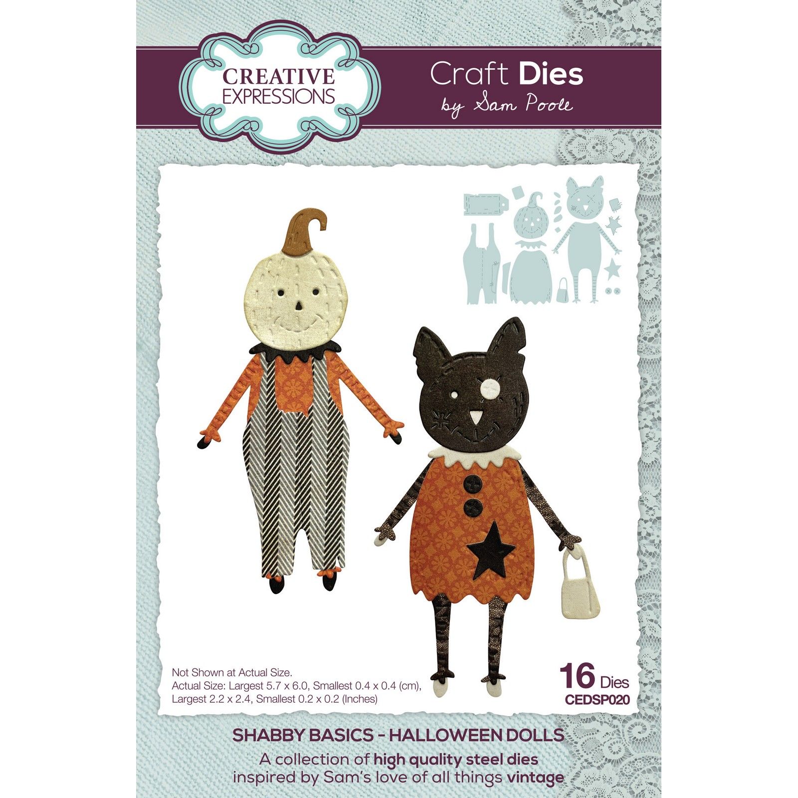 Creative Expressions • Fustelle da Taglio Halloween Dolls