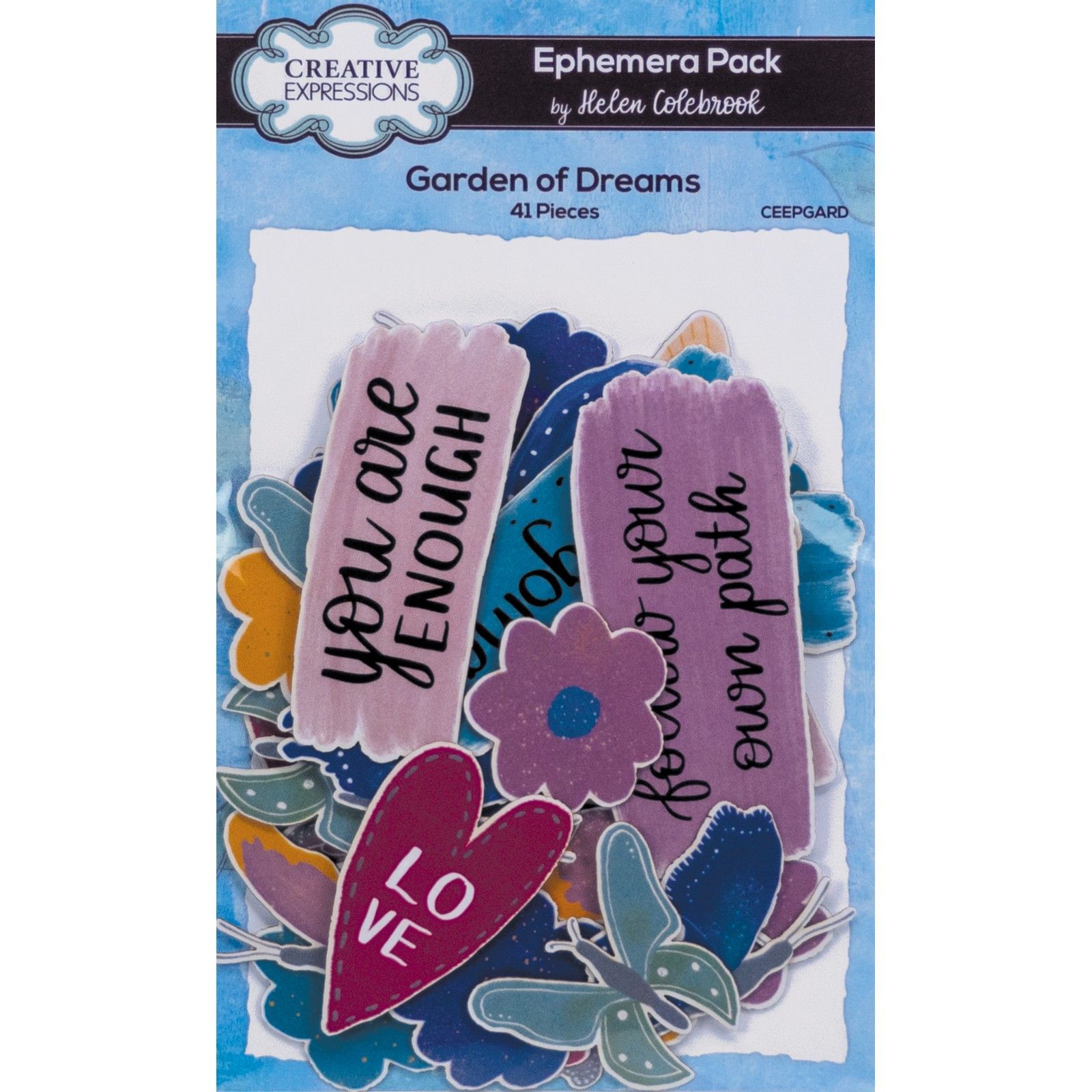 Creative Expressions • Ephemera Pack Garden of Dreams