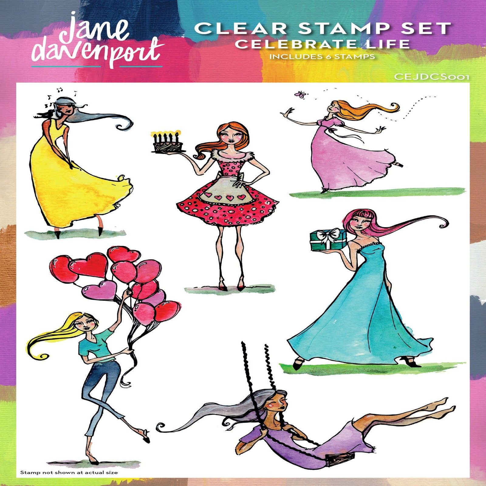 Creative Expressions • Clear Stamp Set Celebrate Life