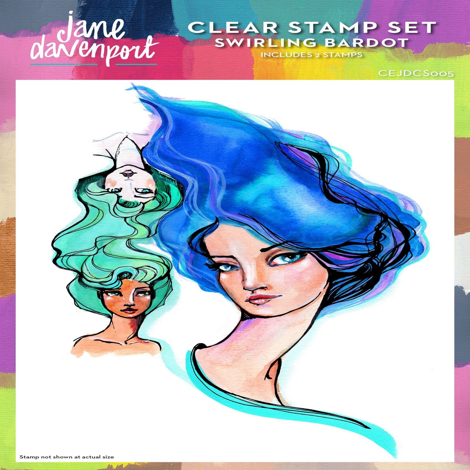 Creative Expressions • Clear Stamp Set Swirling Bardot