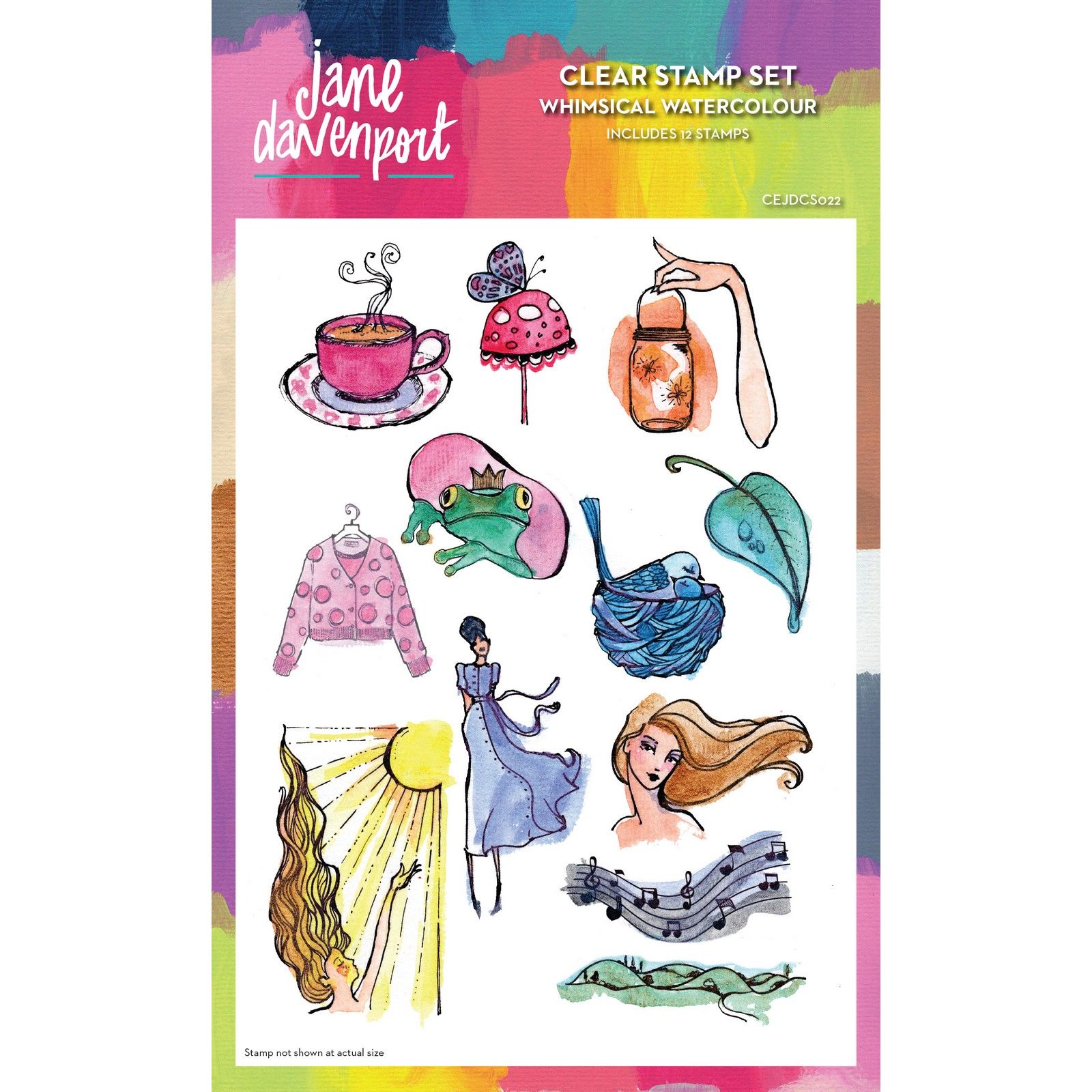 Creative Expressions • Clear Stamps Whimsical Watercolour 