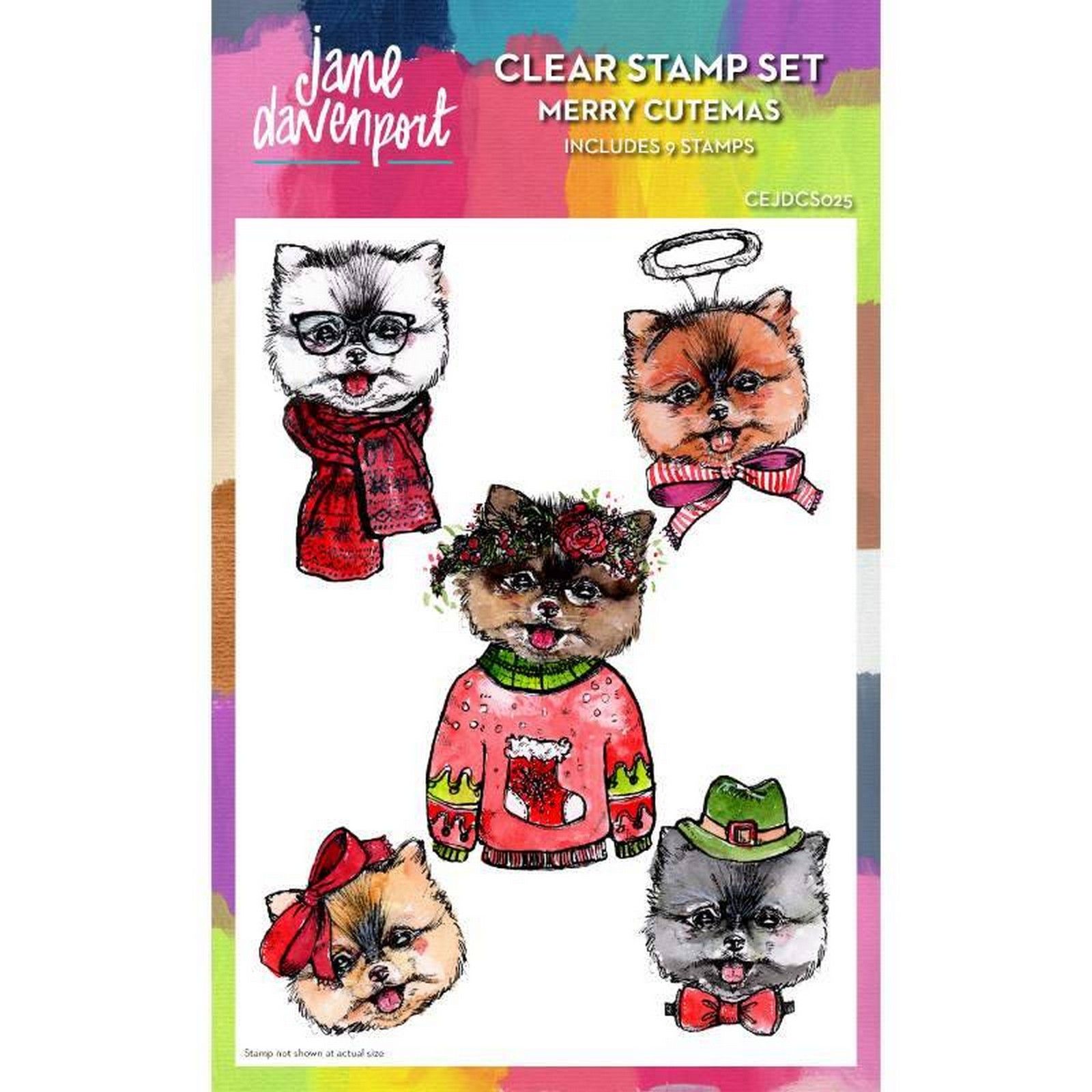 Creative Expressions • Clear Stempels Merry Cutemas