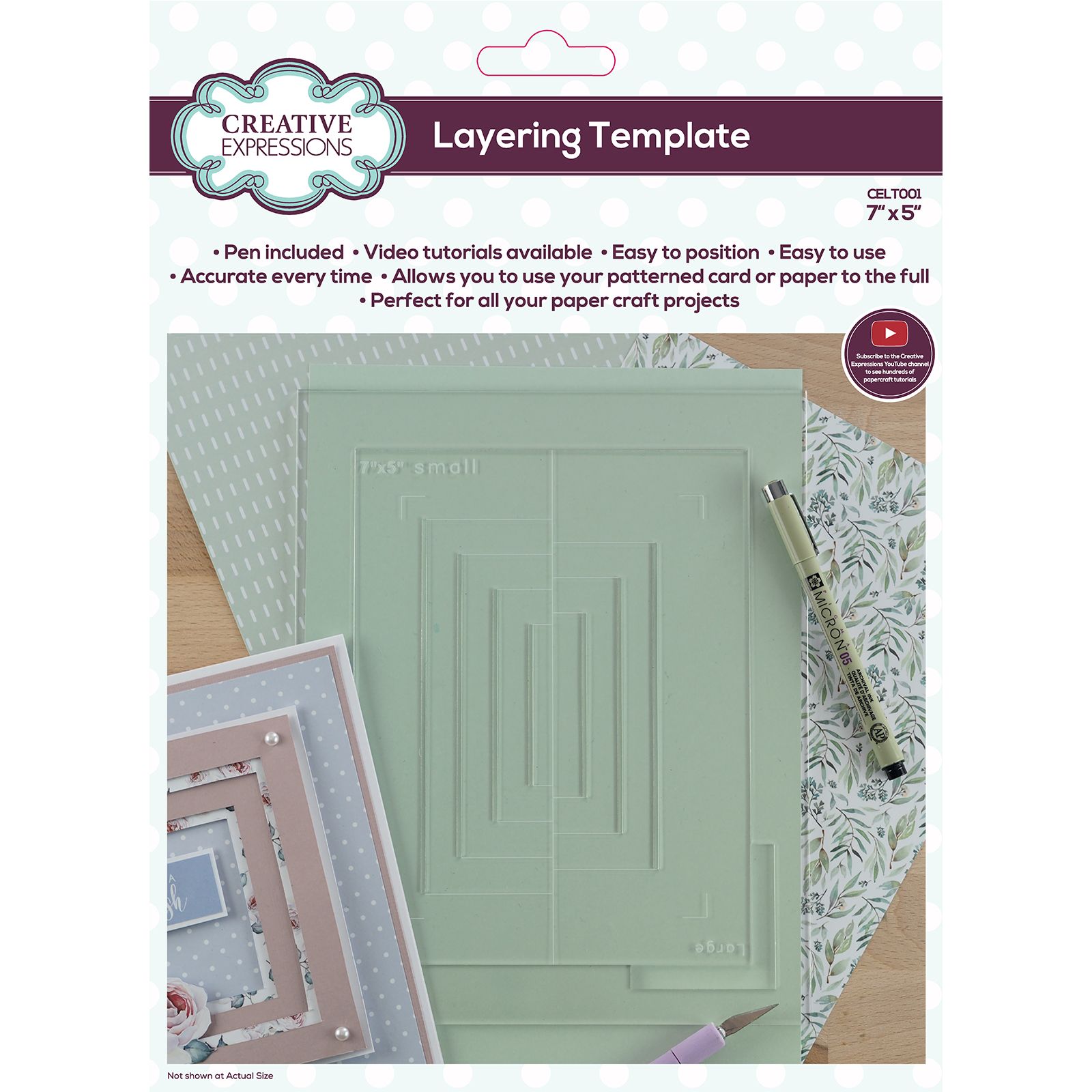 Creative Expressions • Layering template