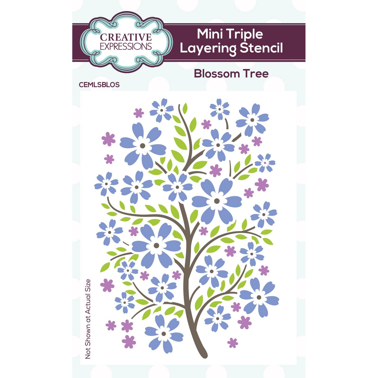 Creative Expressions • Mini Triple Layering Pochoir Blossom Tree 3pièces