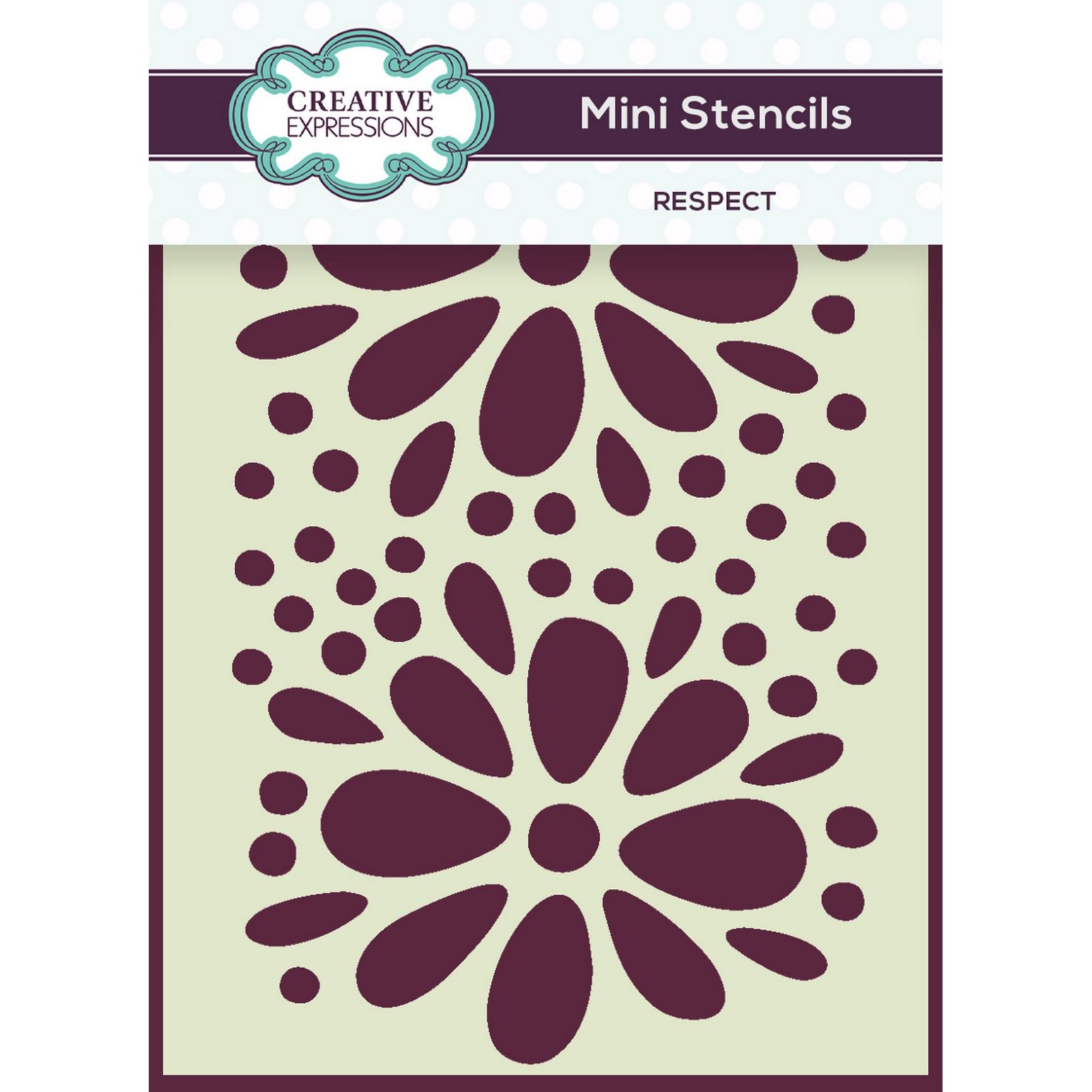 Creative Expressions • Mini Stencil Respect