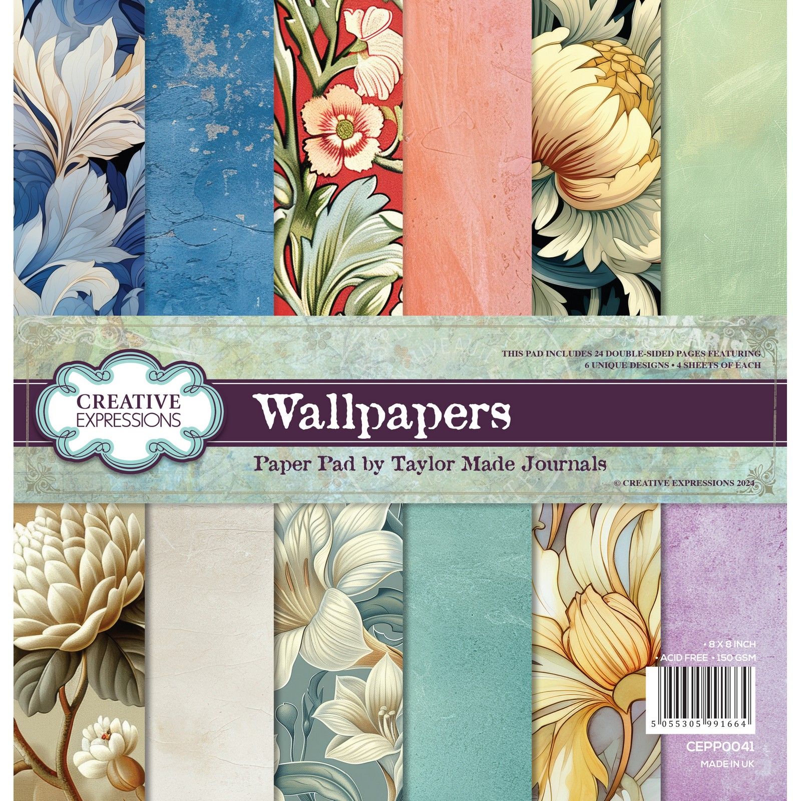 Creative Expressions • Taylor Made Journals Wallpaper Paper Pad