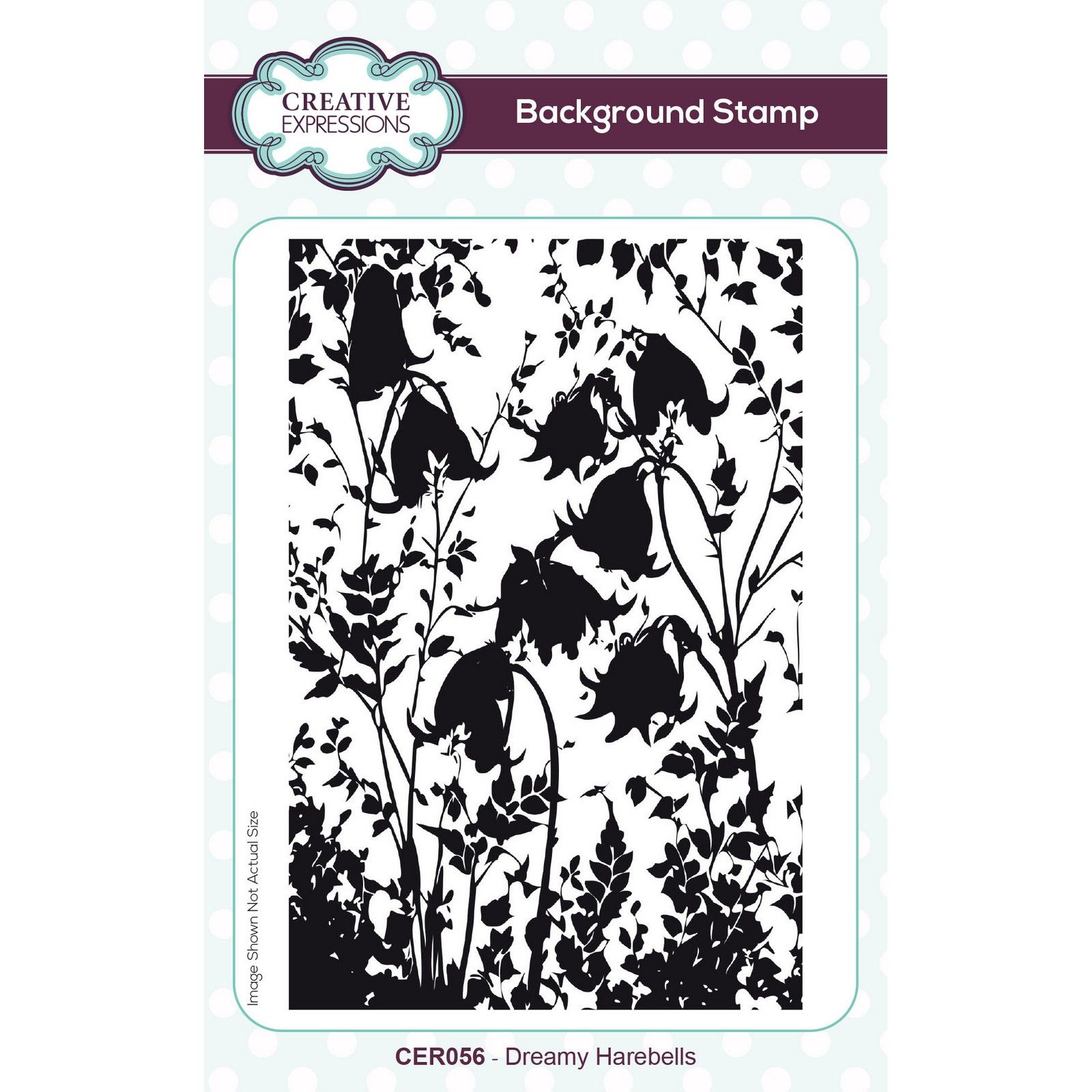 Creative Expressions • Pre Cut Rubber Stamp Dreamy Harebells 10,2x15,2cm