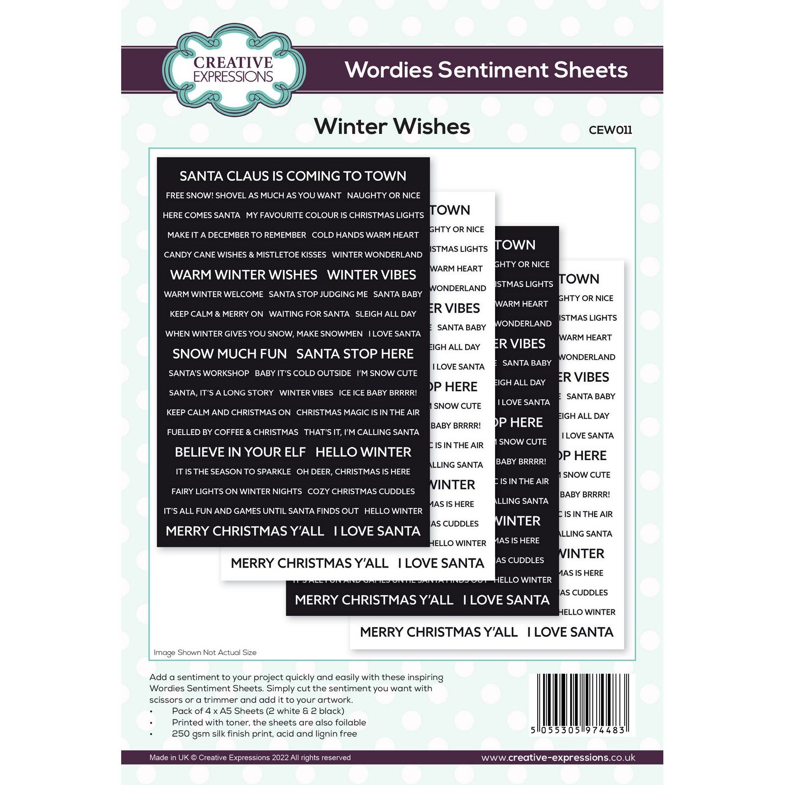 Creative Expressions • Wordies Sentiment Sheets 