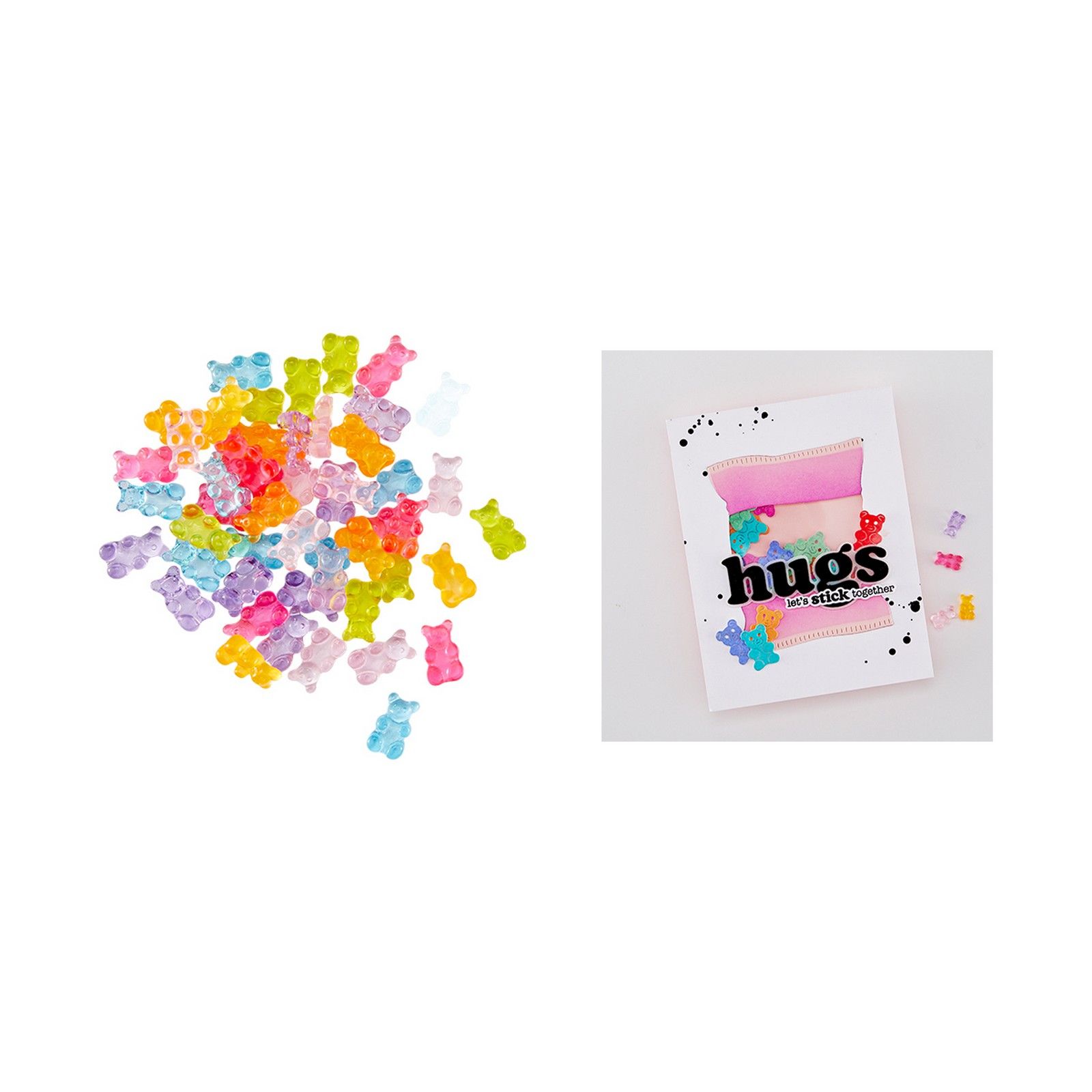 Hero Arts • Tiny Bear Embellishments 0.5"x0.25" 0.42oz