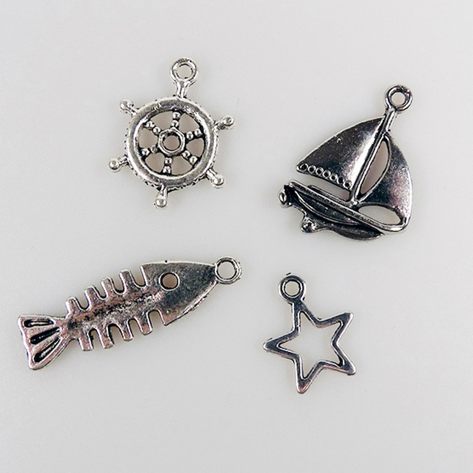 Nellie's Choice • Metal Charms 8pcs Boys' Designs