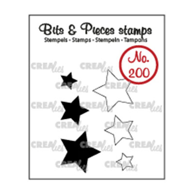 Crealies • Bits & Pieces tampon No.200 Stars