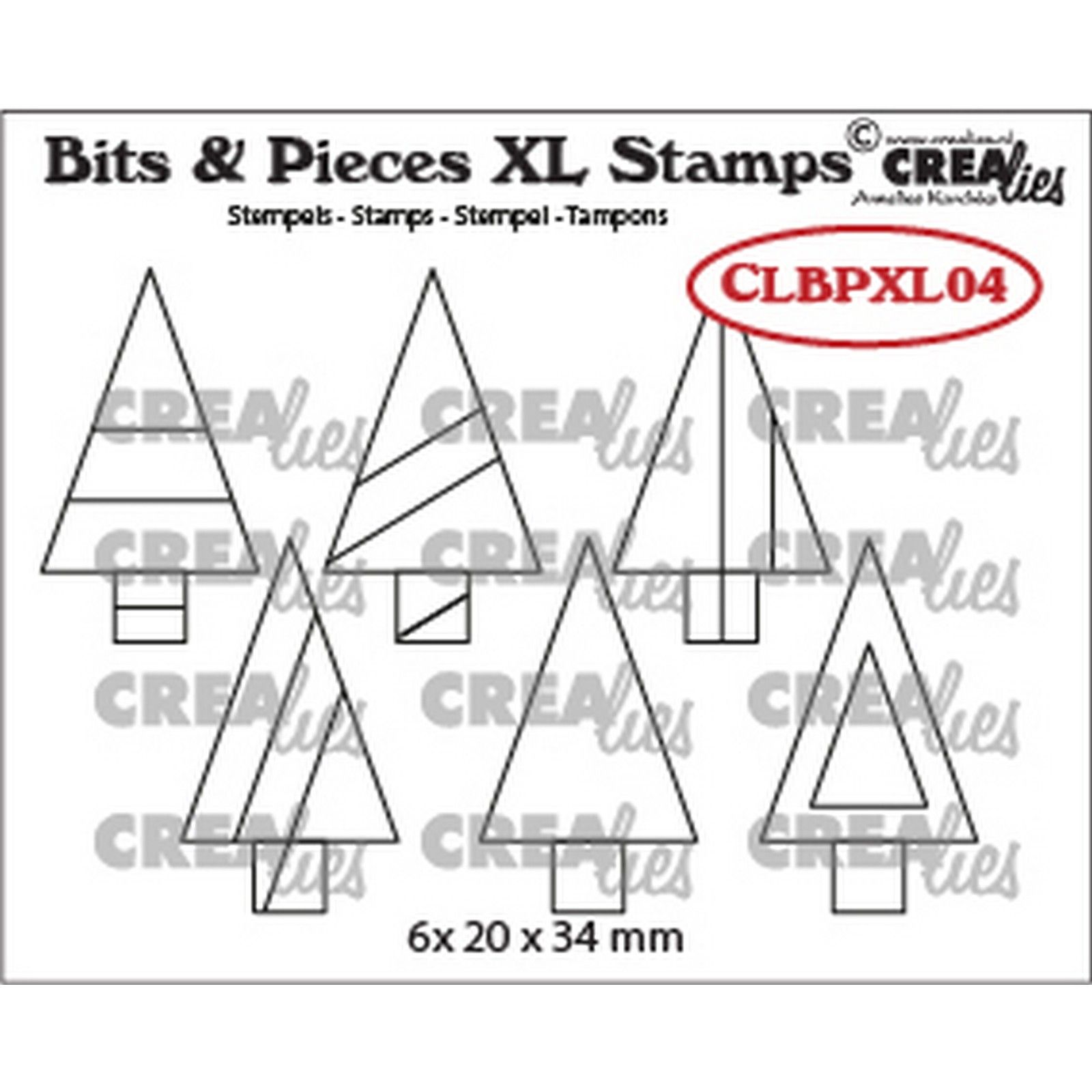 Crealies • Bits & Pieces XL stamps Trees