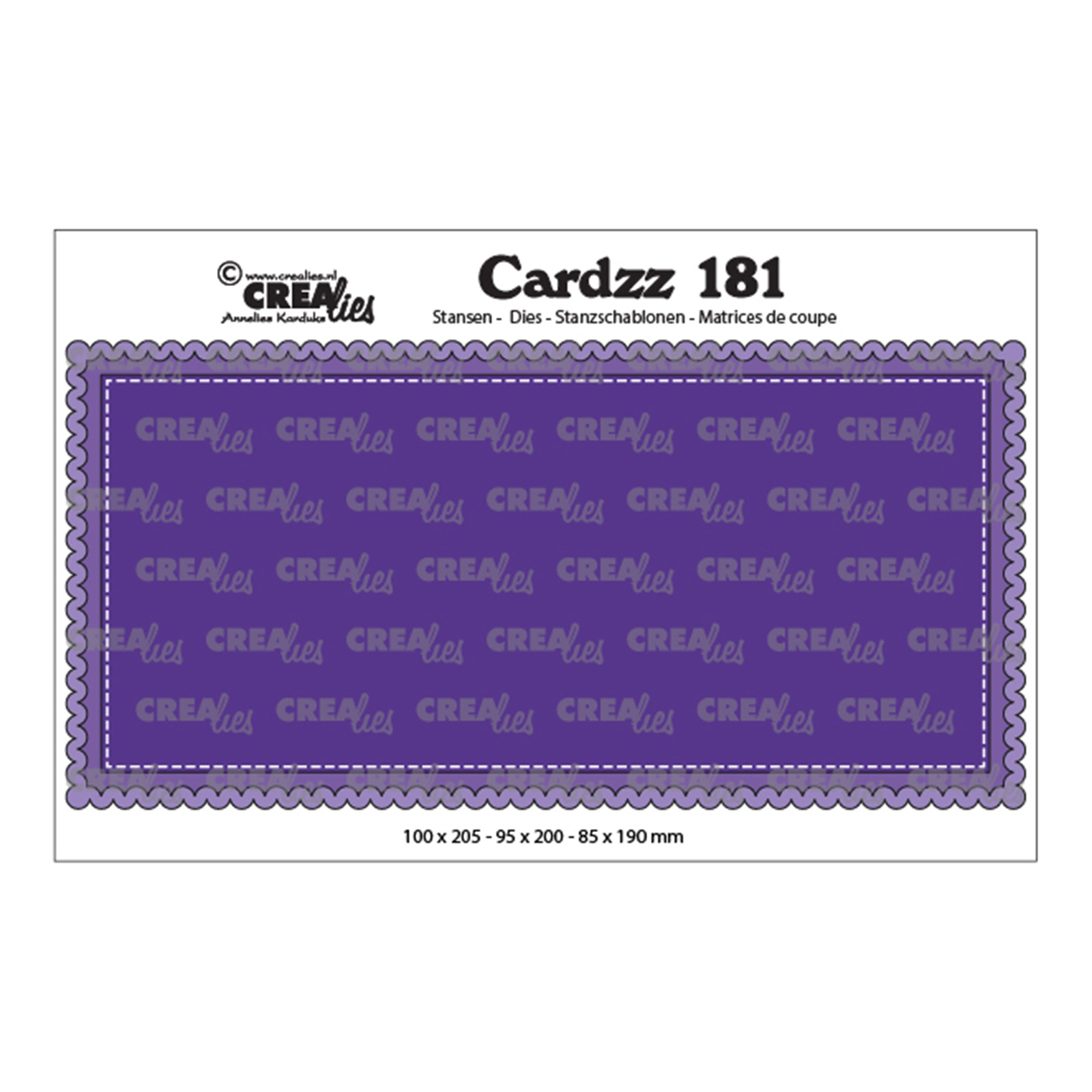 Crealies • Cardzz Slimline A