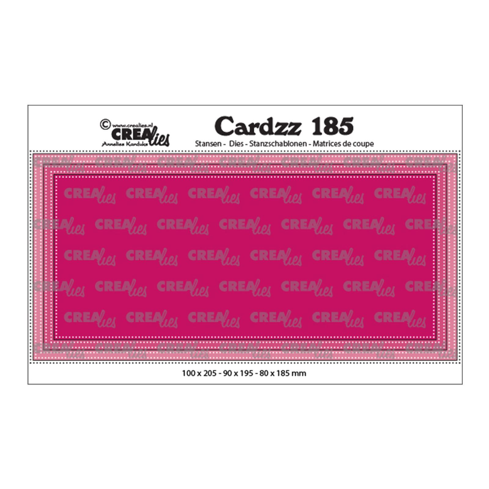 Crealies • Cardzz dies Slimline E double dots