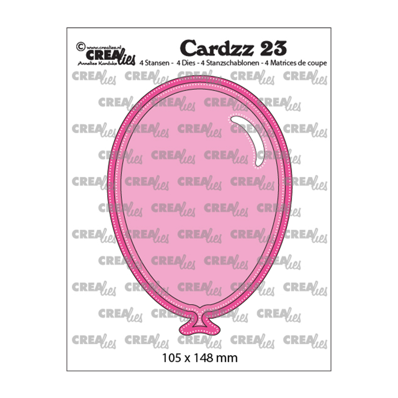 Crealies • Cardzz matrices de découpe no.23 Balloon