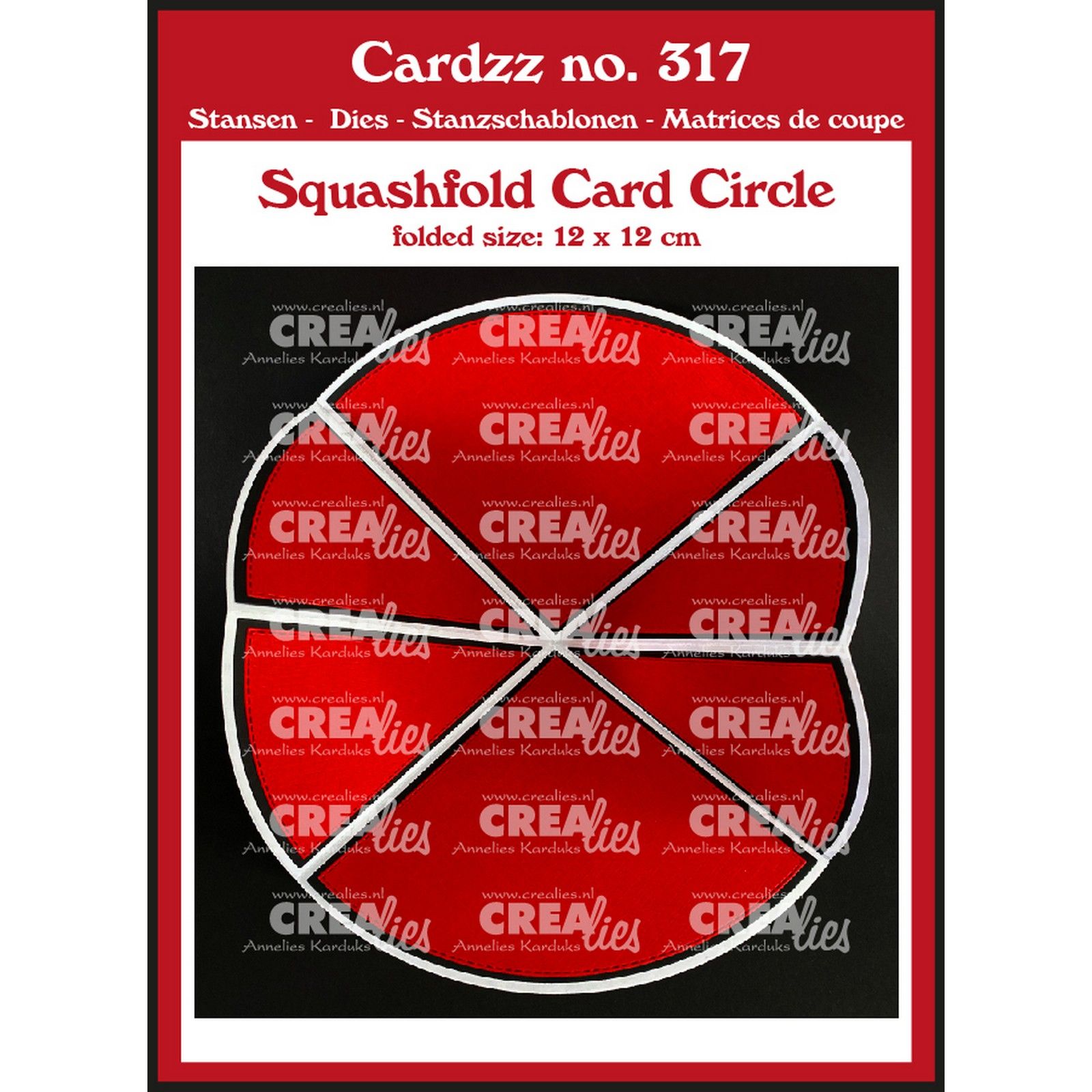 Crealies • Cardzz Squashfold Card Circle 12 CM