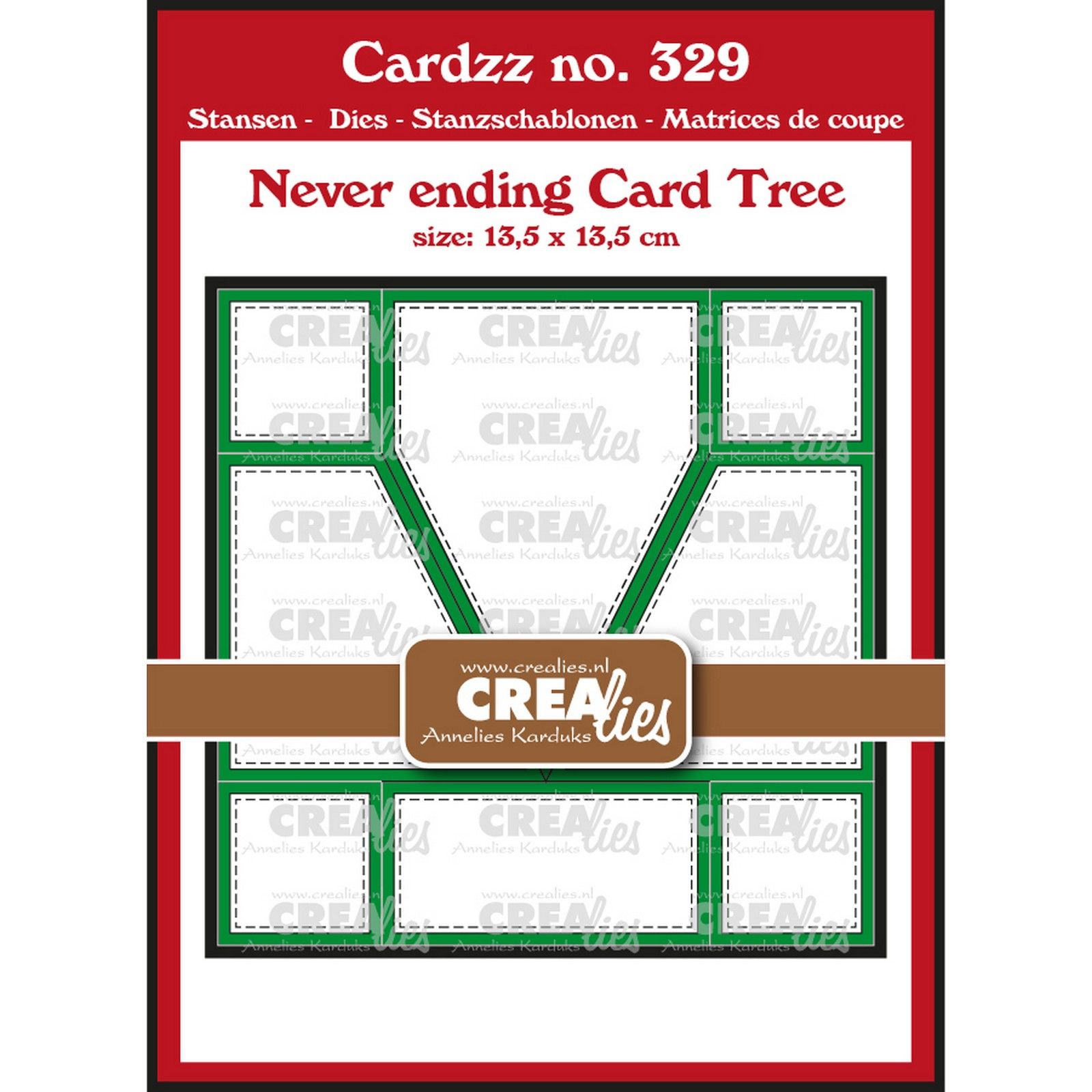 Crealies • Cardzz Never ending card Boom