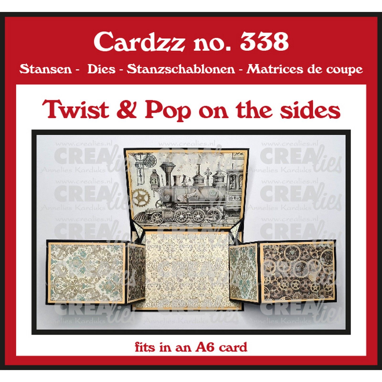 Crealies • Cardzz Snijmal Twist & Pop Aan Beide Kanten