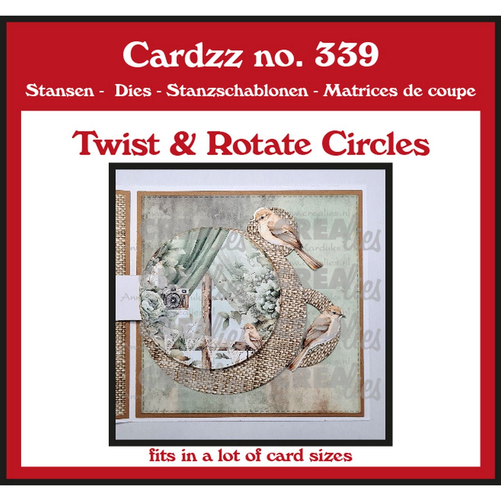 Crealies • Cardzz Snijmal Twist & Rotate Cirkels