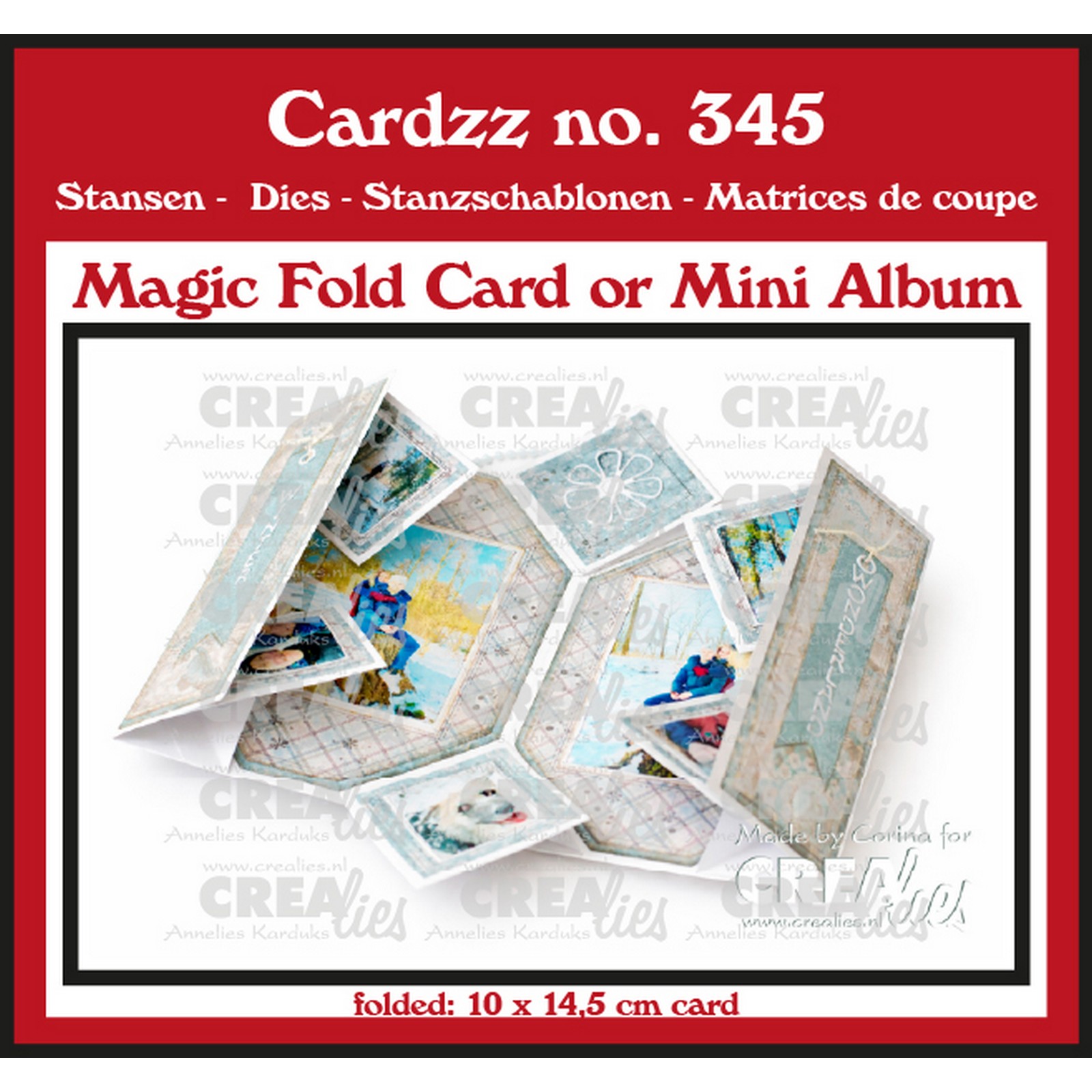 Crealies • Cardzz Stans Magic Fold (Kaart of Mini Album)