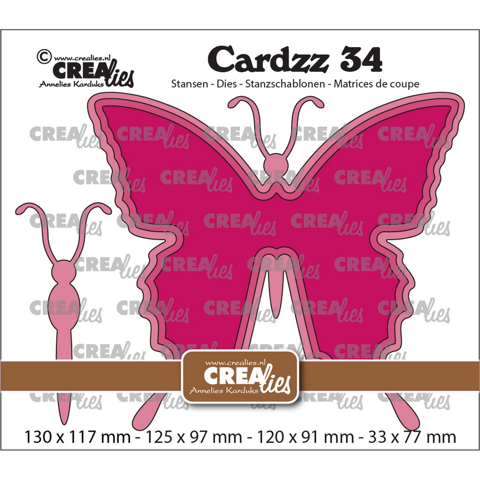 Crealies • Cardzz Swallowtail Butterfly