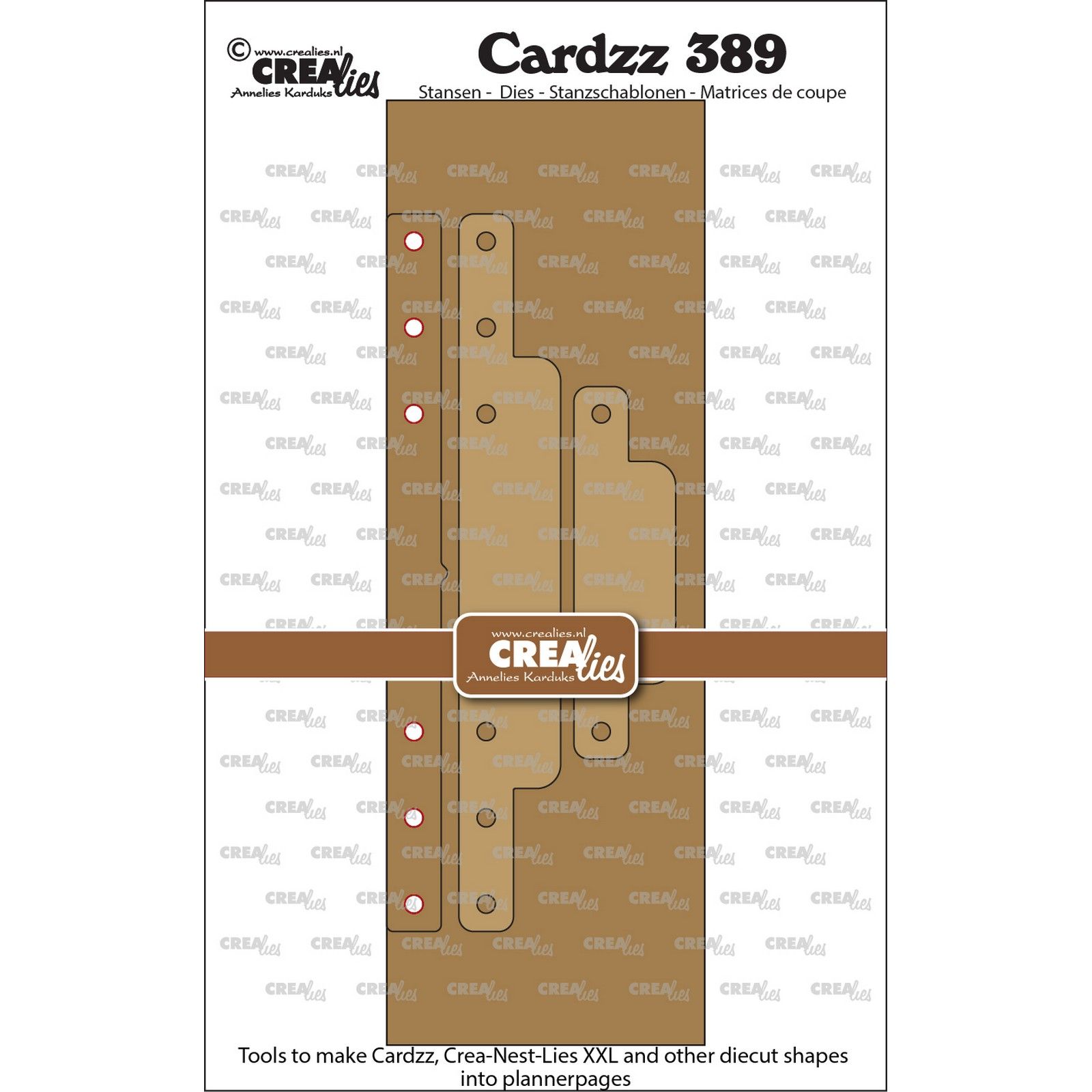 Crealies • Cardzz Stans Maak Gestanste Vormen Tot Plannerpagina 3Pcs
