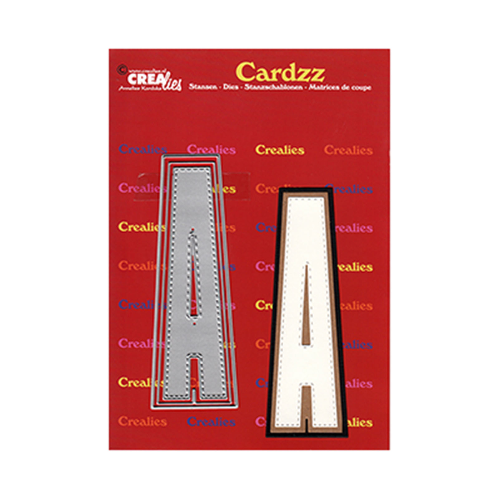 Crealies • Cardzz plantilla de corte Letter A