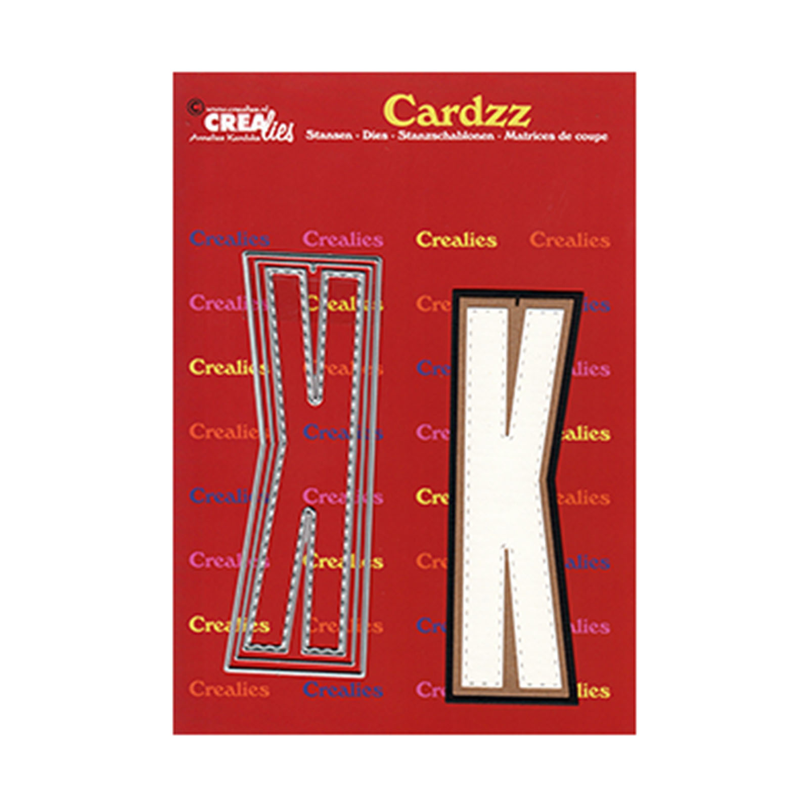 Crealies • Cardzz fustelle da taglio Letter K