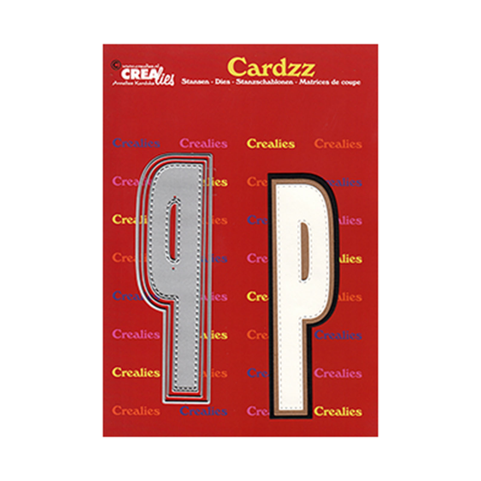 Crealies • Cardzz snijmal Letter P