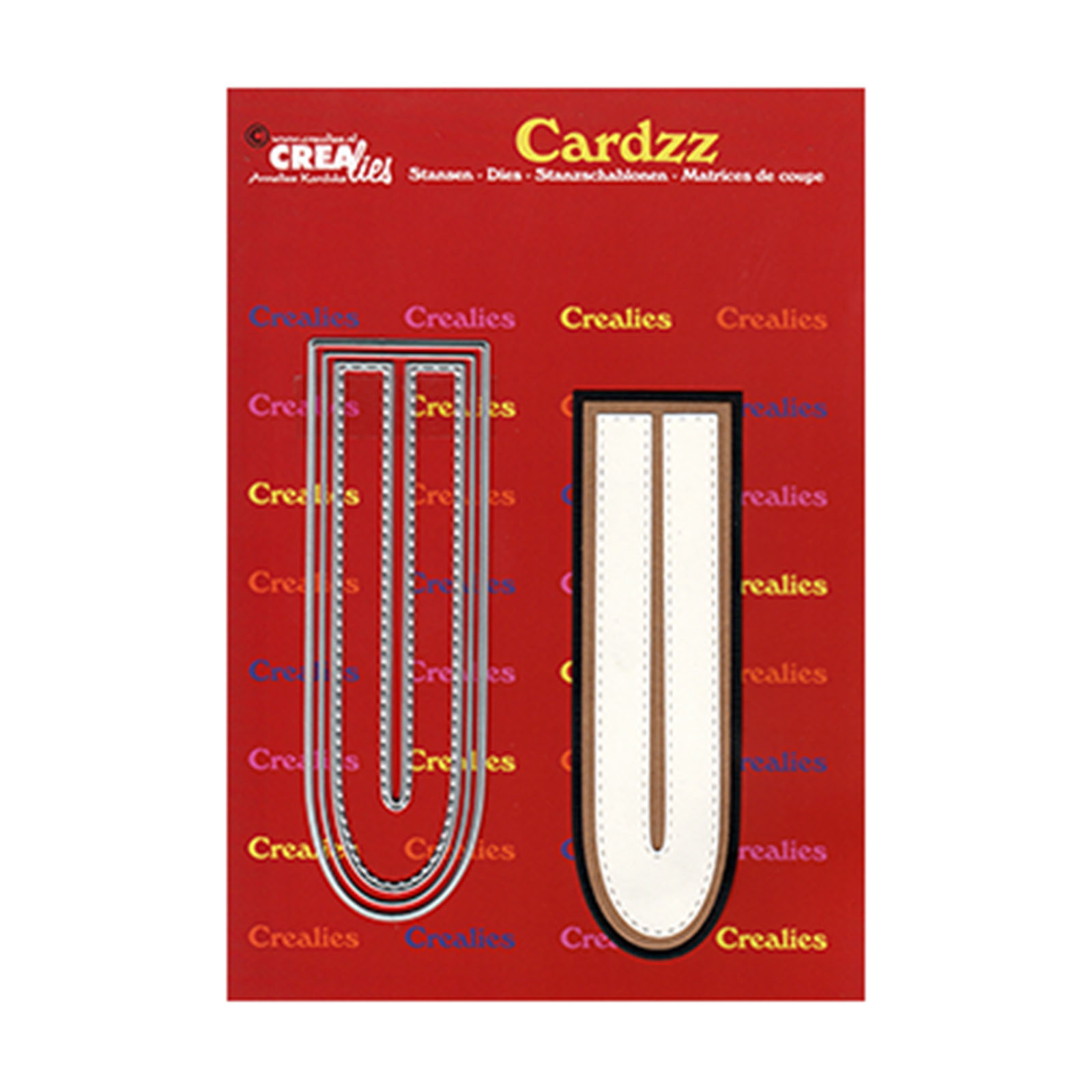 Crealies • Cardzz plantilla de corte Letter U