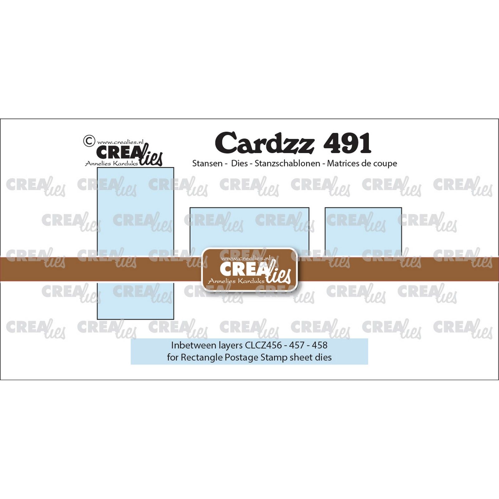 Crealies • Cardzz Stans 3X Tussenlaagje Voor Clcz456, Clcz457 & Clcz458