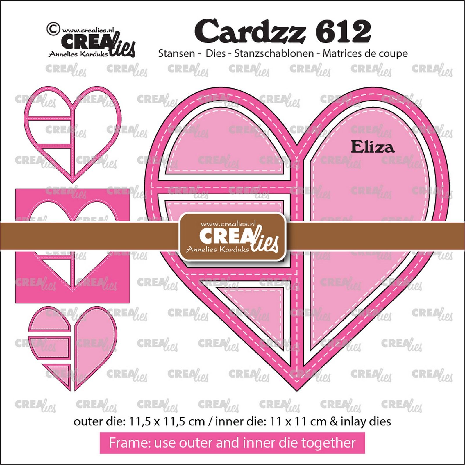 Crealies • Cardzz Frame & Inlay Eliza
