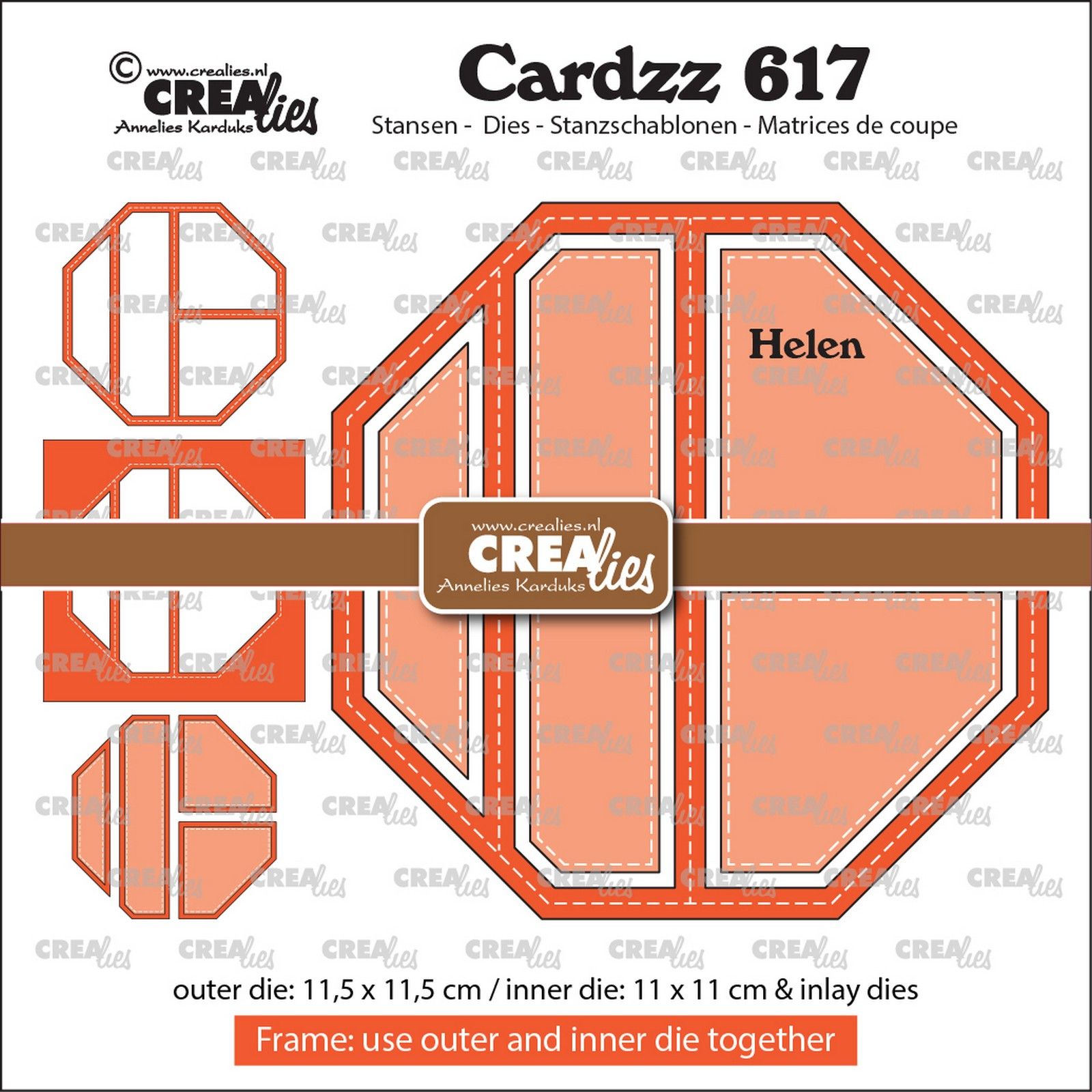 Crealies • Cardzz Frame & Inlay Helen