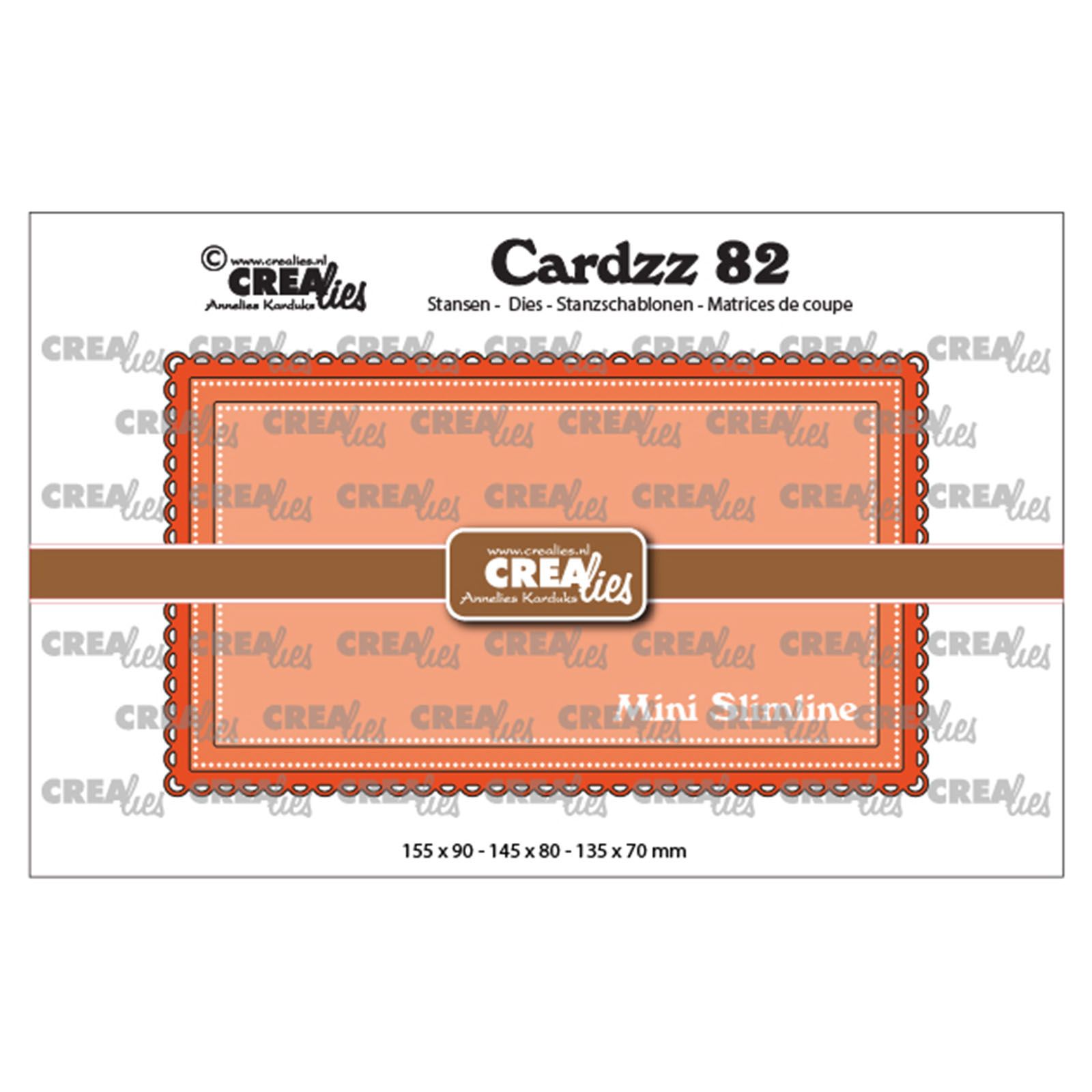 Crealies • Cardzz dies Mini Slimline B