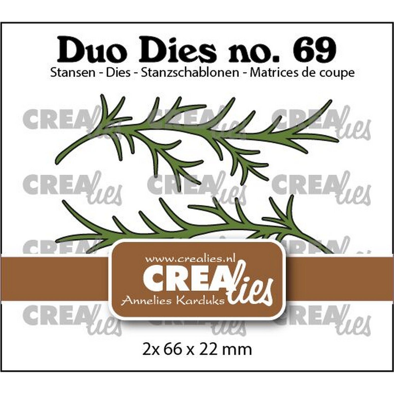 Crealies • Duo Dies Takken A Klein