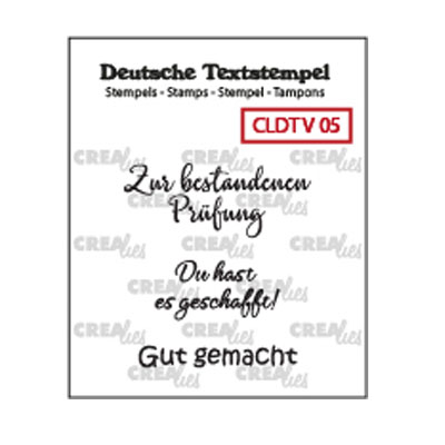 Crealies • Text & So Deutsche Stempel "Verschiedene 05"