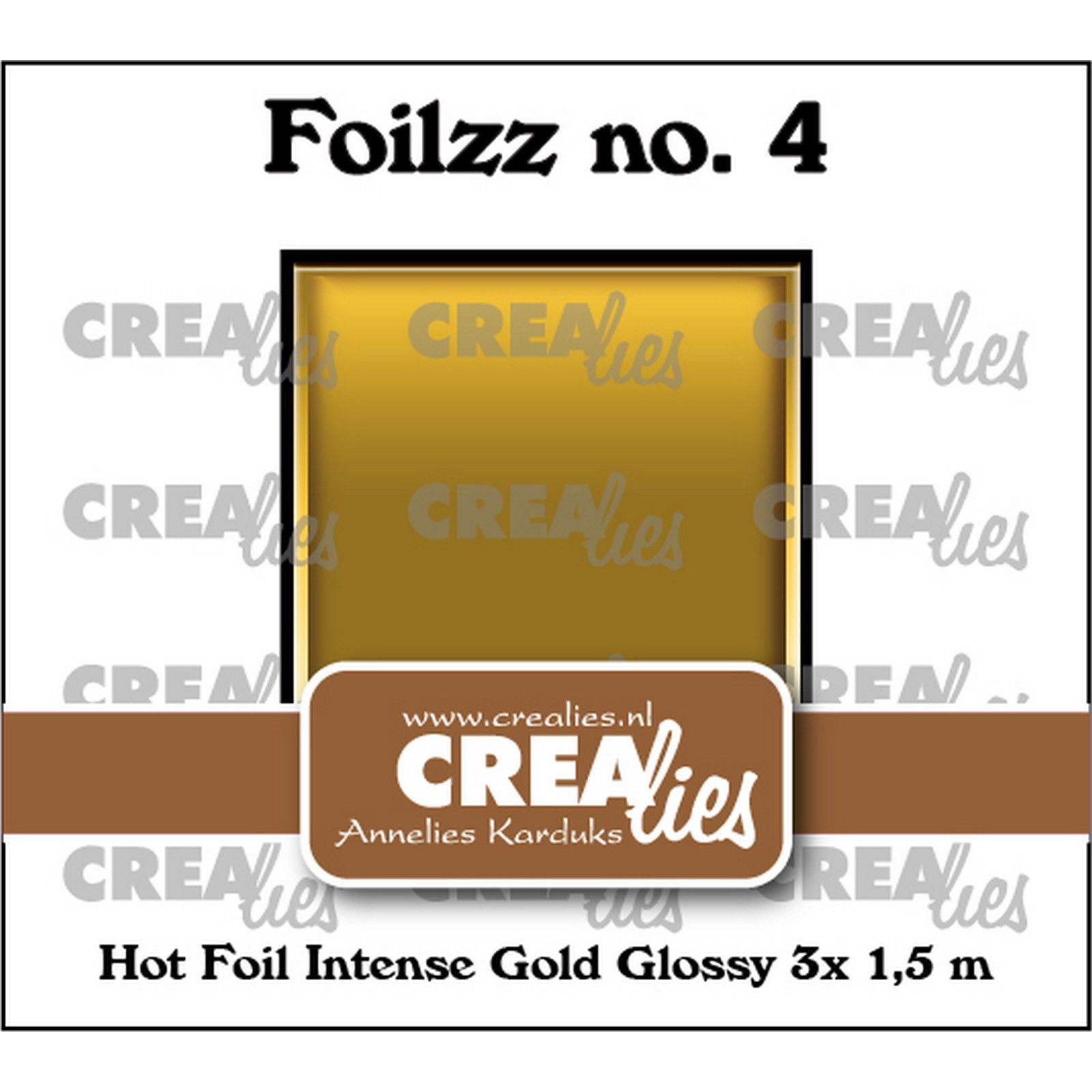 Crealies • Foilzz Hot Foil Intense Gold Glossy