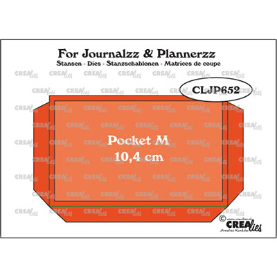 Crealies • For journalzz & plannerzz snijmal Pocket medium